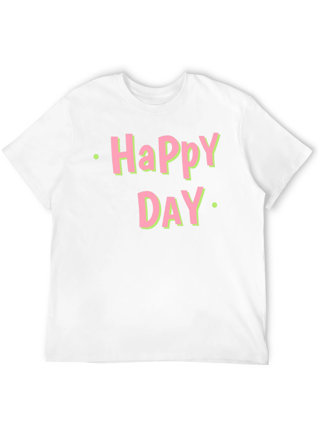Black Happy Day Graphic T-Shirt - Soft Cotton Tee view 12
