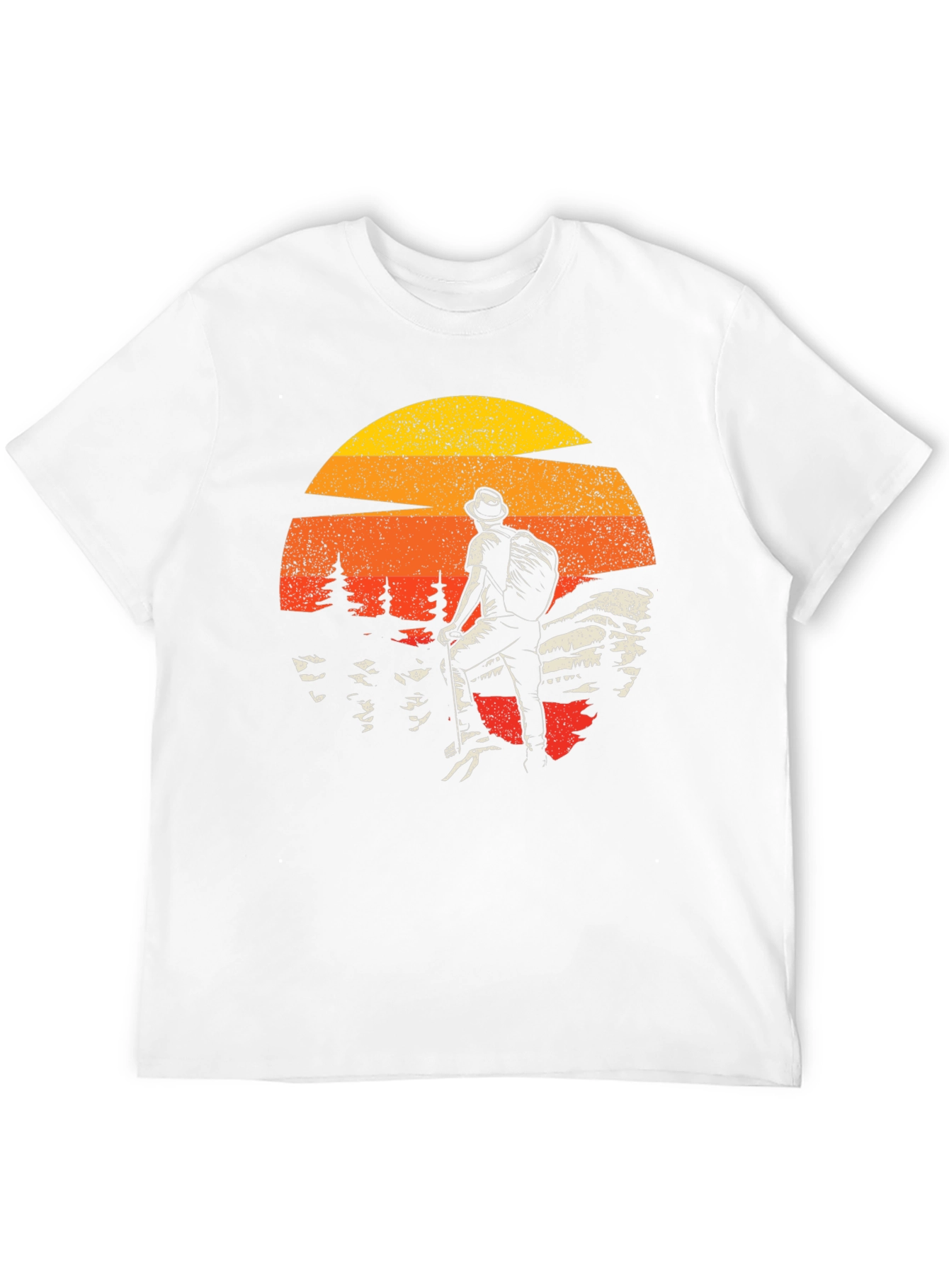 Black Retro Hiker Graphic Tee - Adventure Awaits view 12