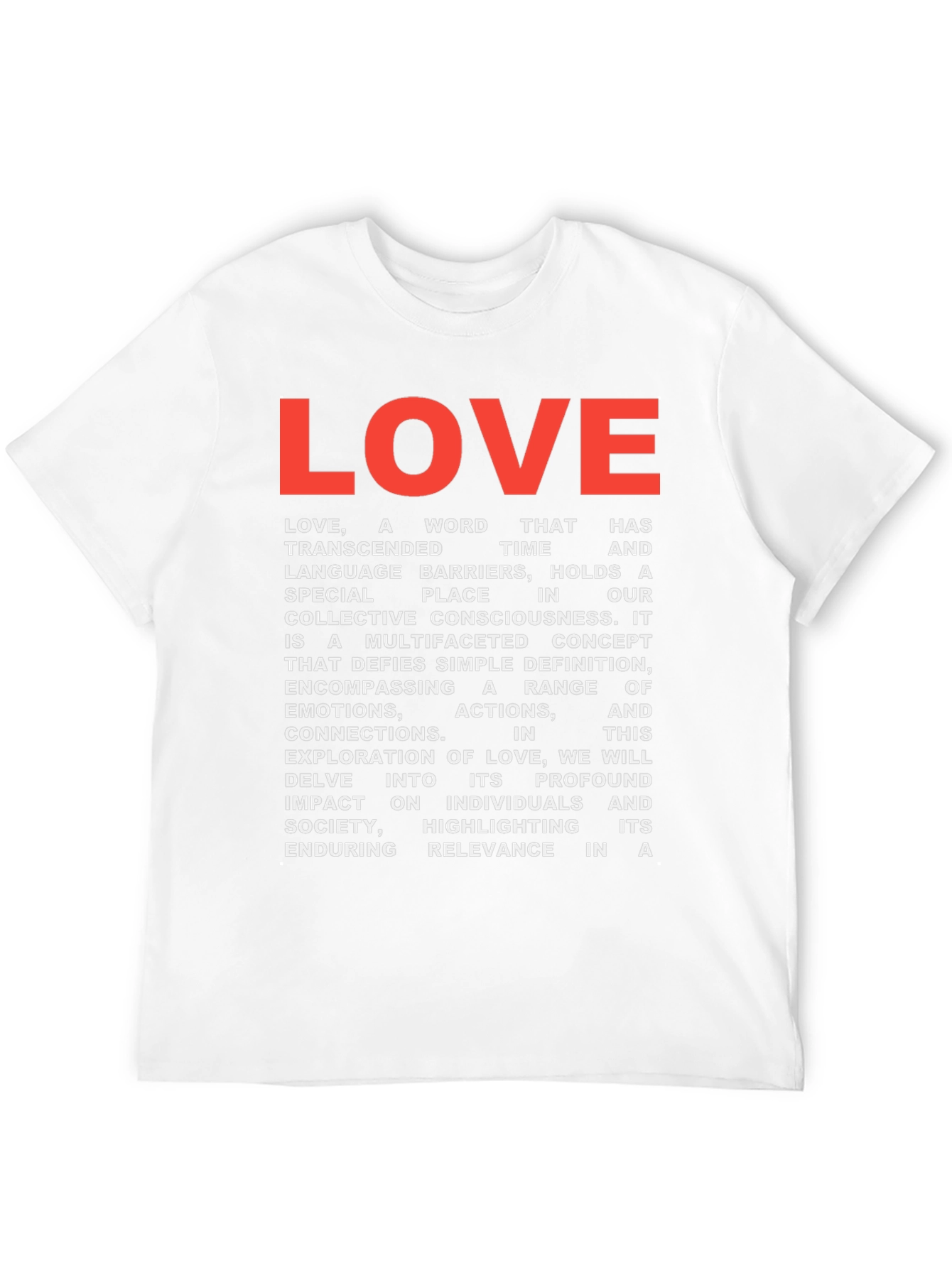 Black LOVE Definition Graphic Tee - Black view 12