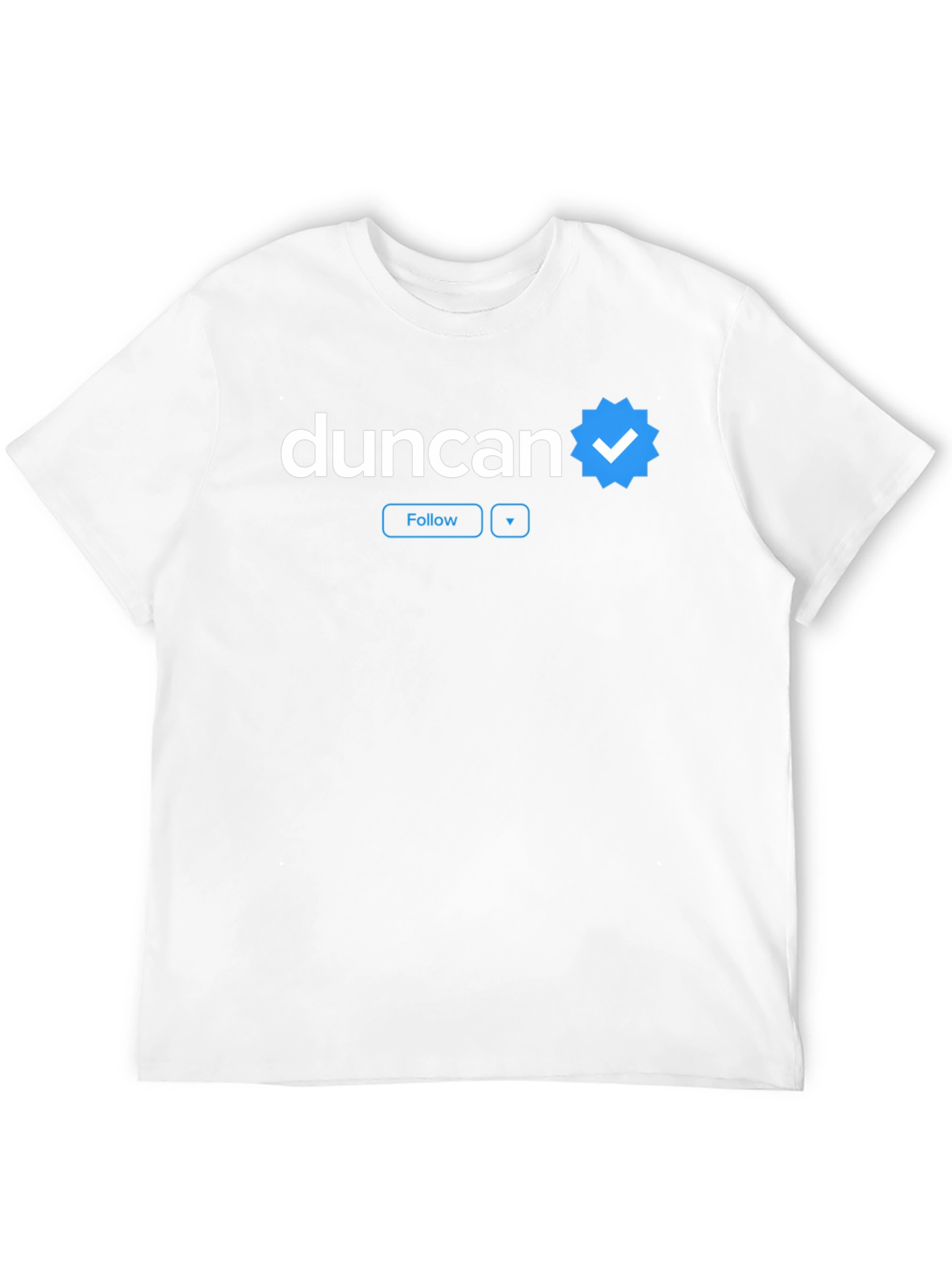 Black Duncan Verified T-Shirt - Stylish Social Media Inspired Tee view 12