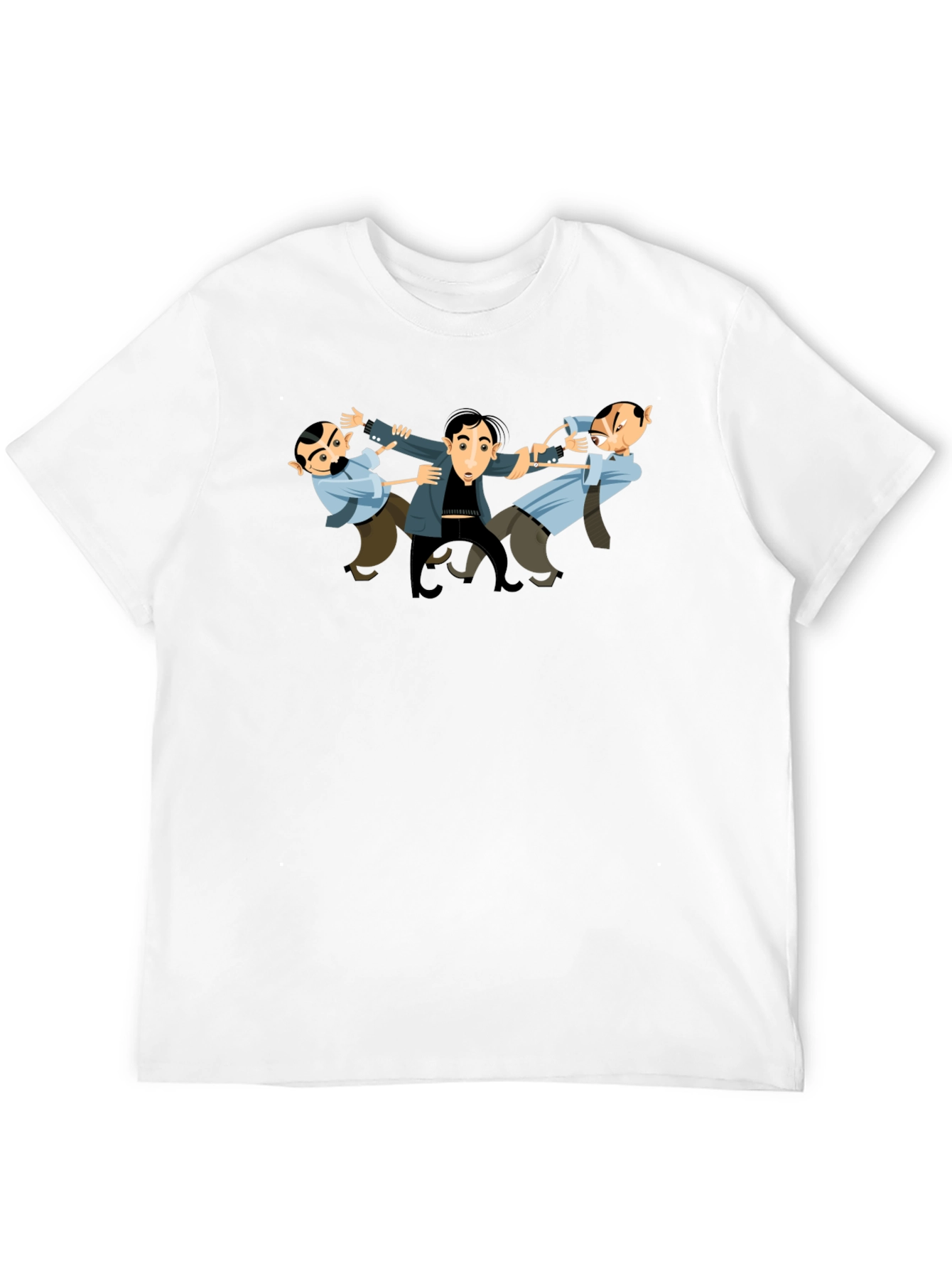 The Three Stooges T-Shirt - Black Cotton Tee - 12