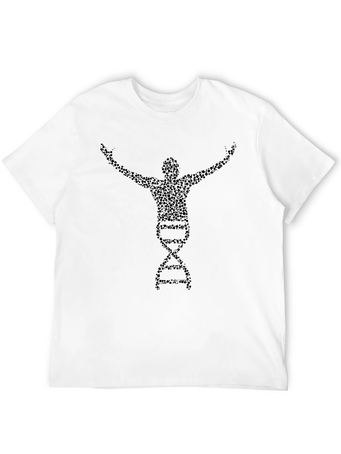 Black DNA Man T-Shirt - Stylish & Unique Design view 12