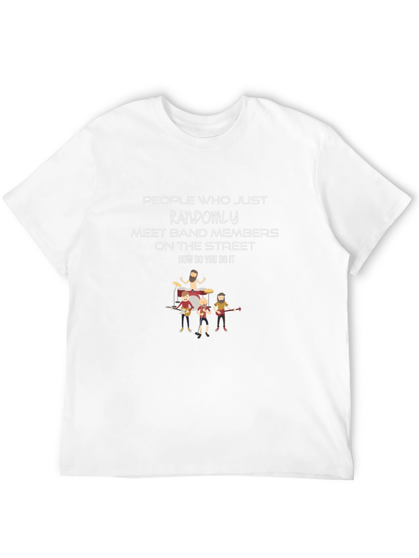 Black Random Band Member Street Meet T-Shirt view 12