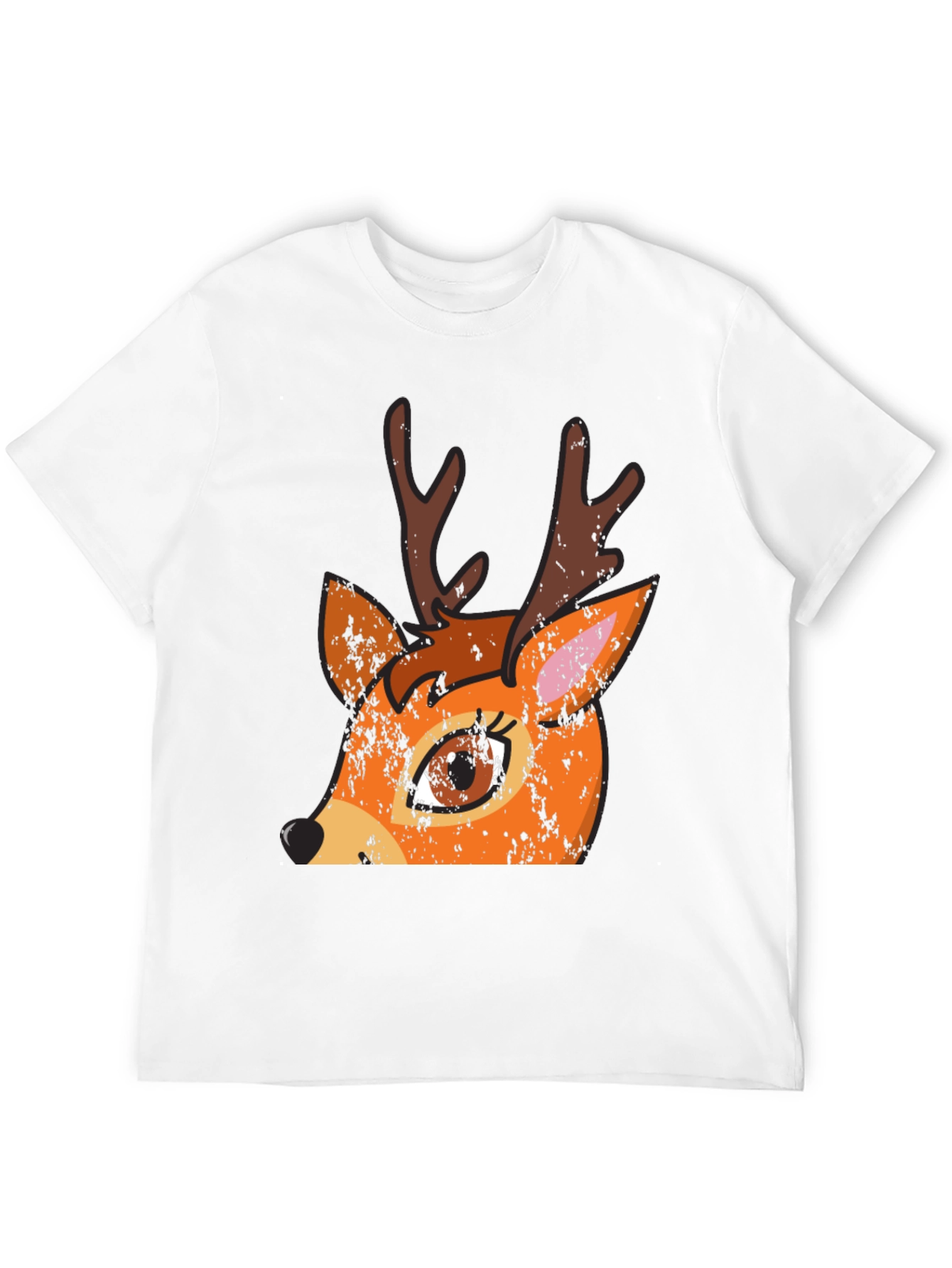 Black Deer Graphic T-Shirt - Unisex Black Tee view 12