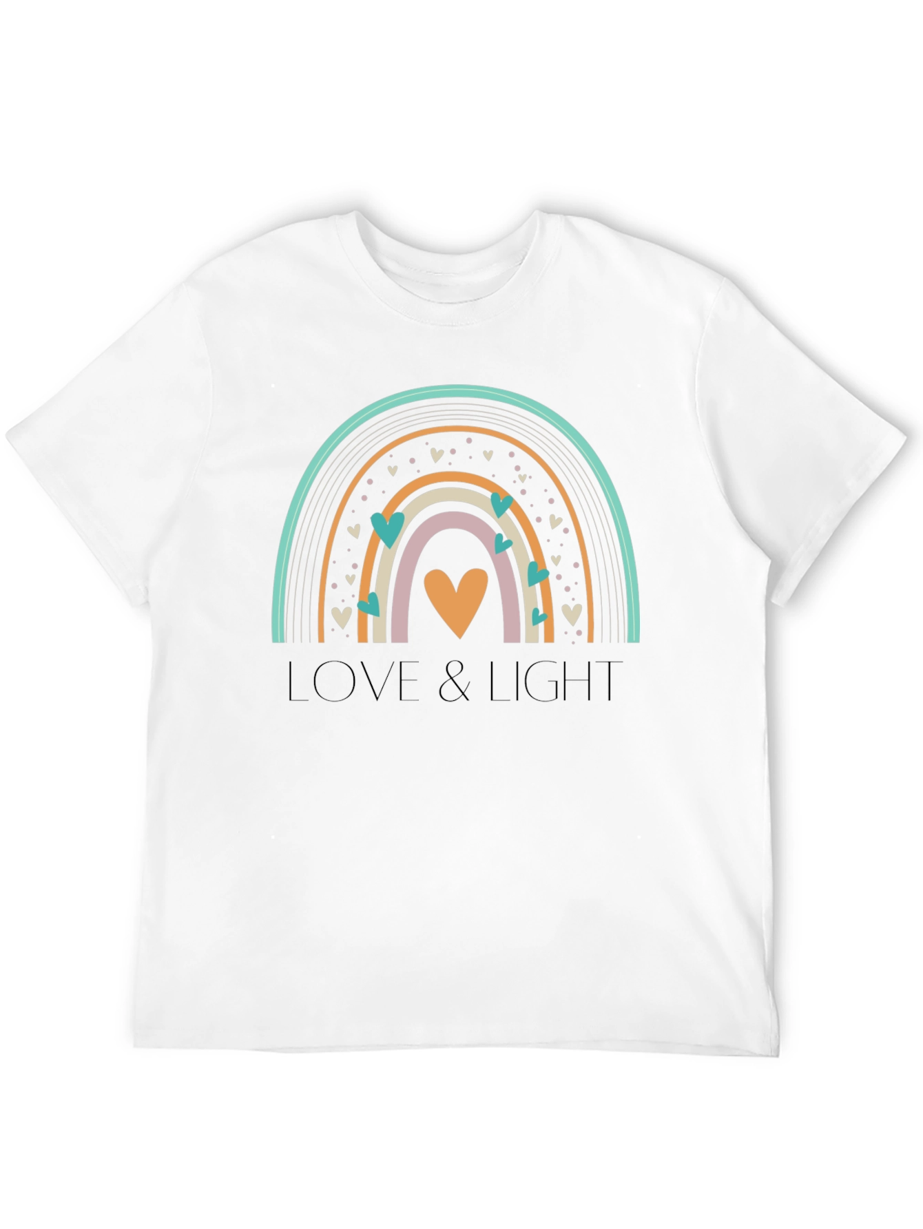 Black Love & Light Rainbow Graphic T-Shirt view 12