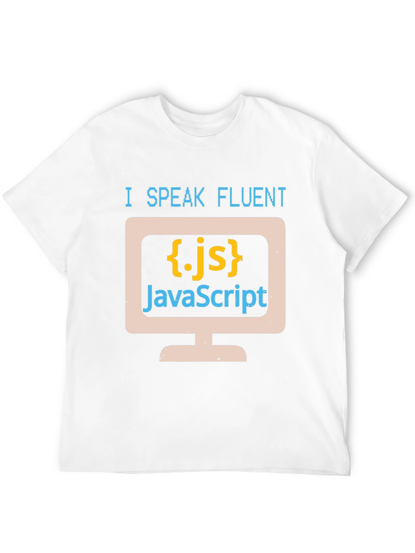 Black I Speak Fluent JavaScript Programmer T-Shirt view 12