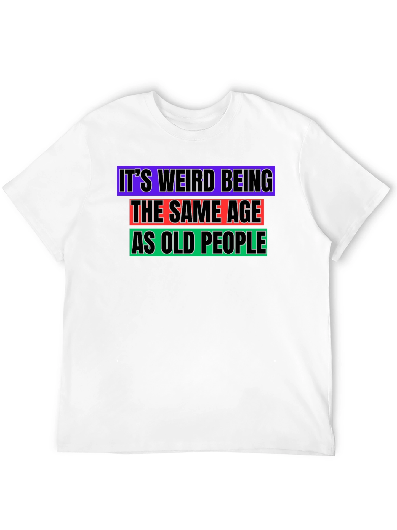 Black Funny Old People Age Humor T-Shirt view 12