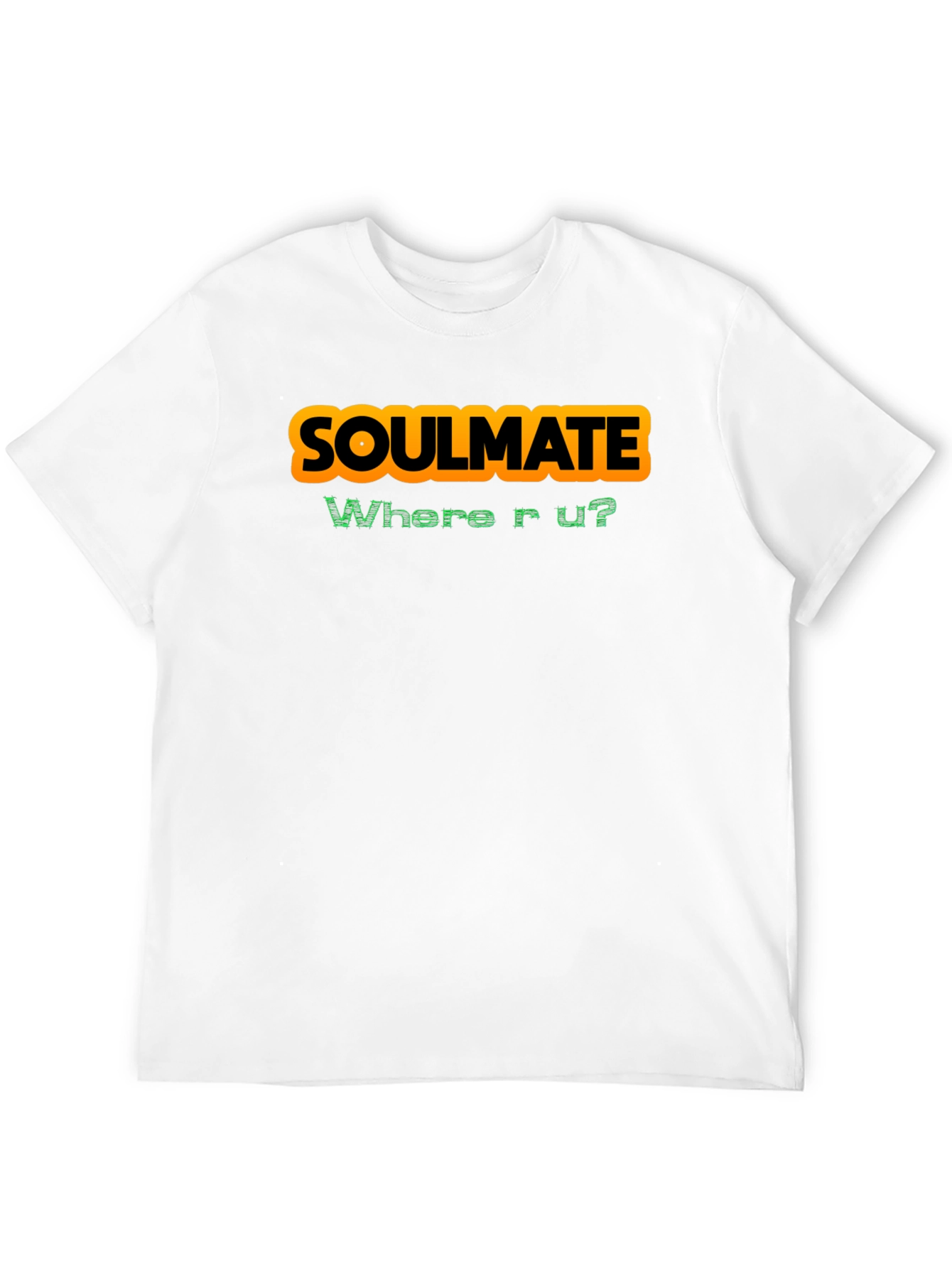 Black Soulmate Where R U? Graphic T-Shirt - Black view 12