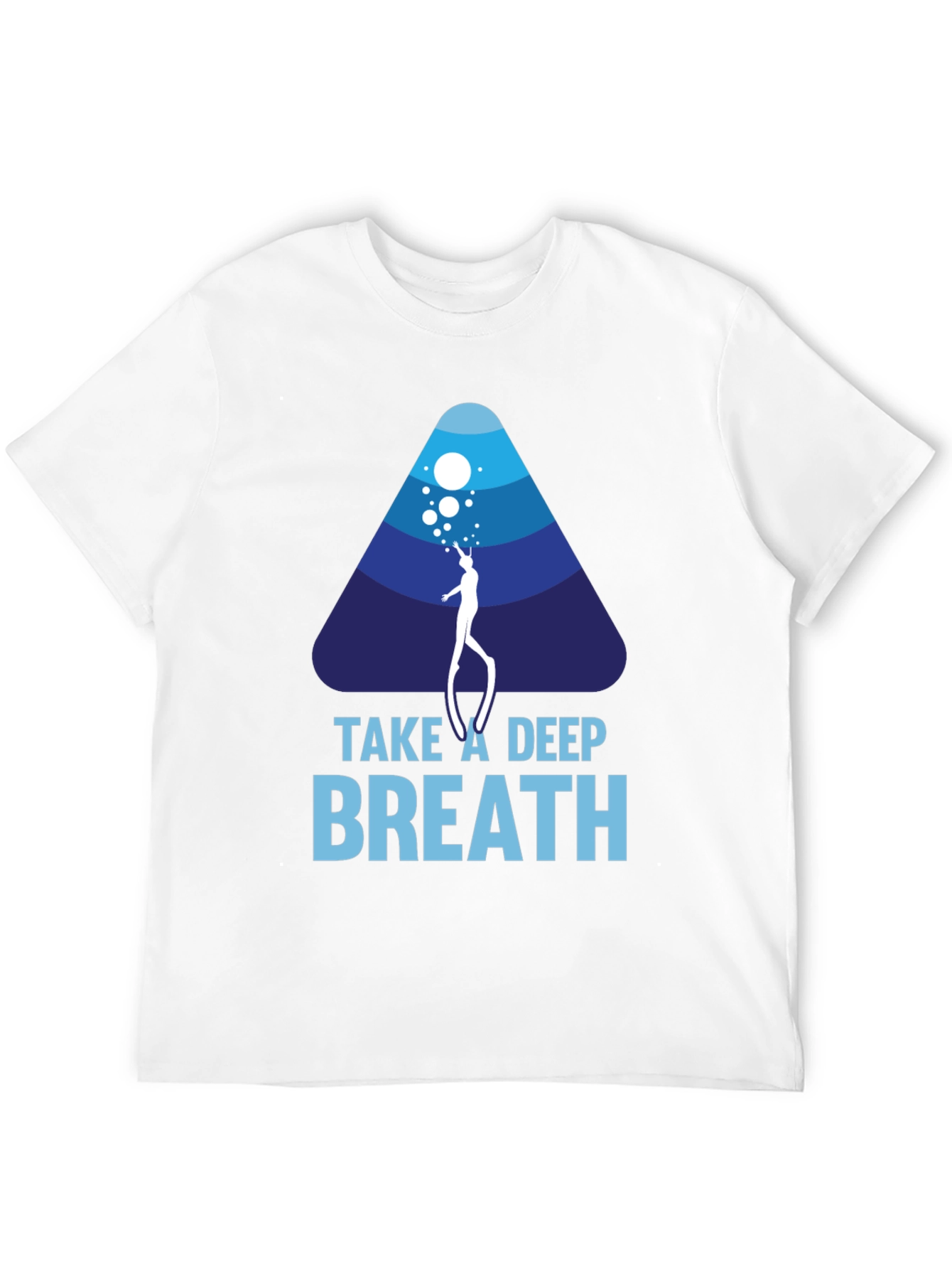 Black Take A Deep Breath Scuba Diving T-Shirt view 12