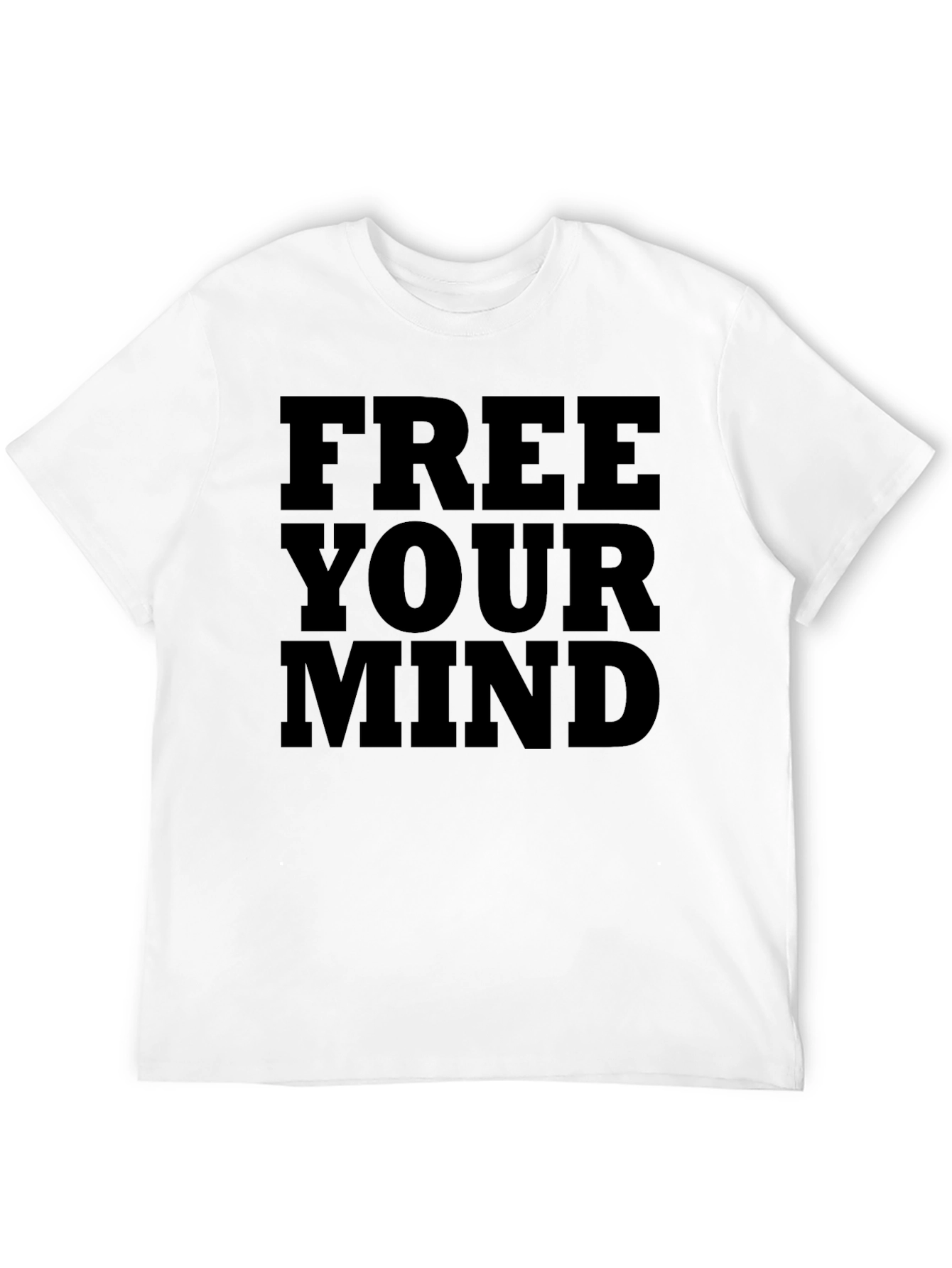 Black Free Your Mind Graphic T-Shirt view 12