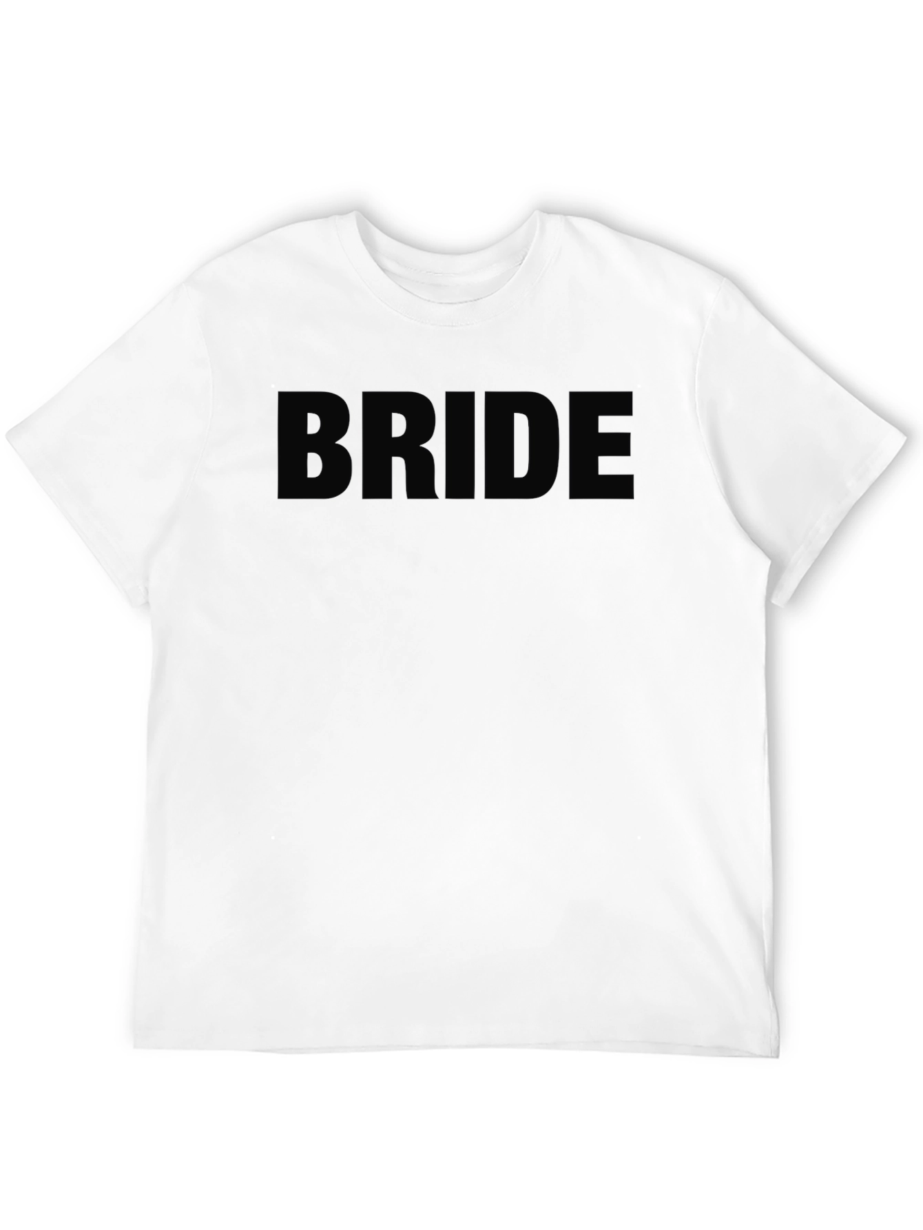 Black Bride Crew T-Shirt - Wedding Party Apparel view 12