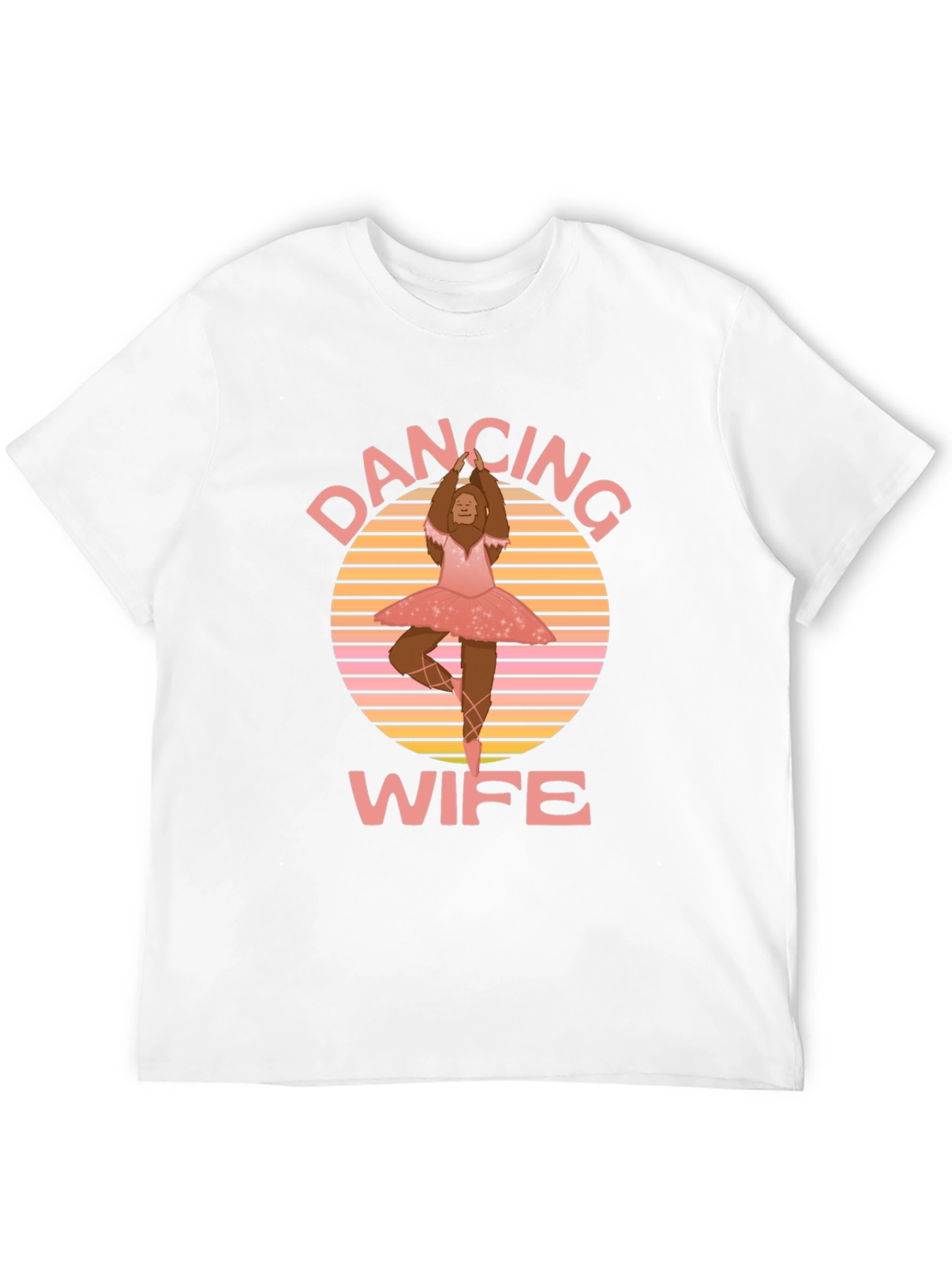 Black Dancing Wife T-Shirt - Bigfoot Ballerina Tee view 12