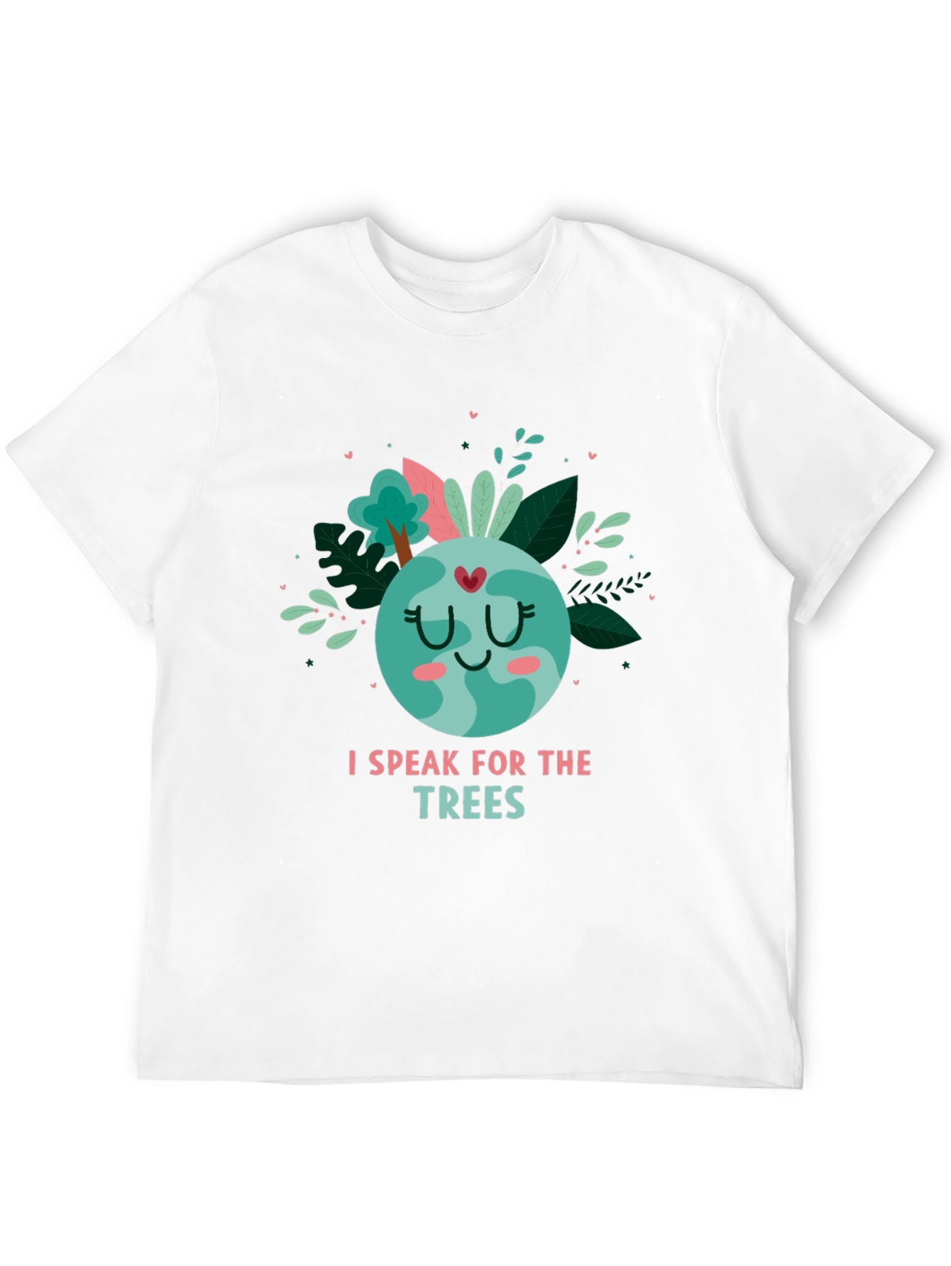 Black I Speak for the Trees Graphic Tee view 12