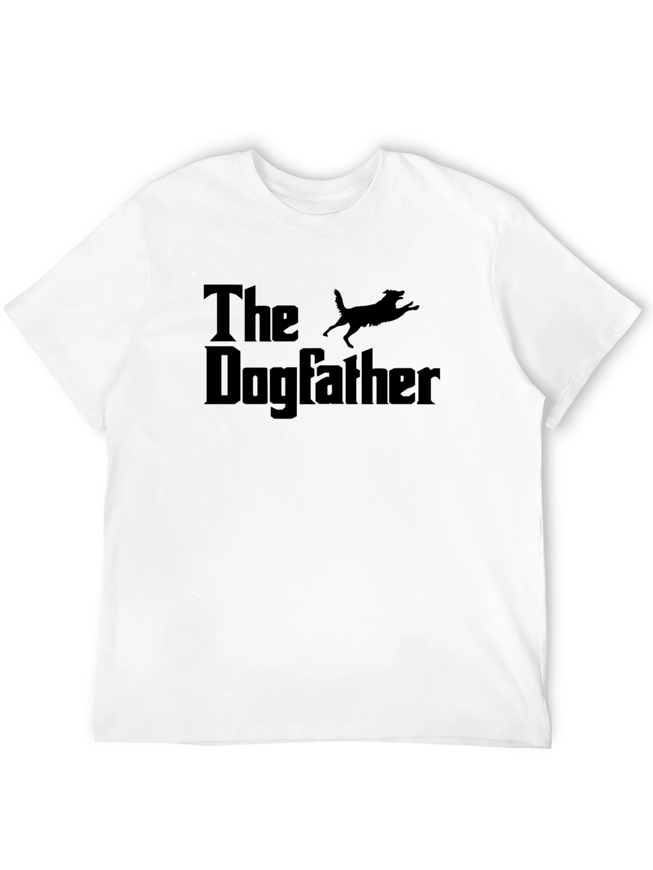 Black The Dogfather T-Shirt: Funny Dog Lover Tee view 12