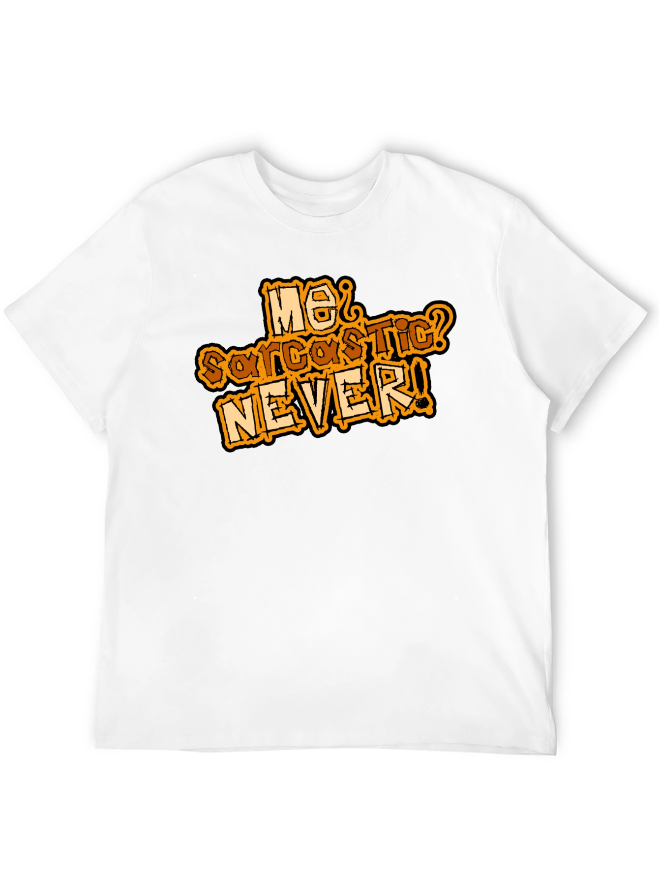 Black Funny Sarcastic Humor Graphic Tee view 12