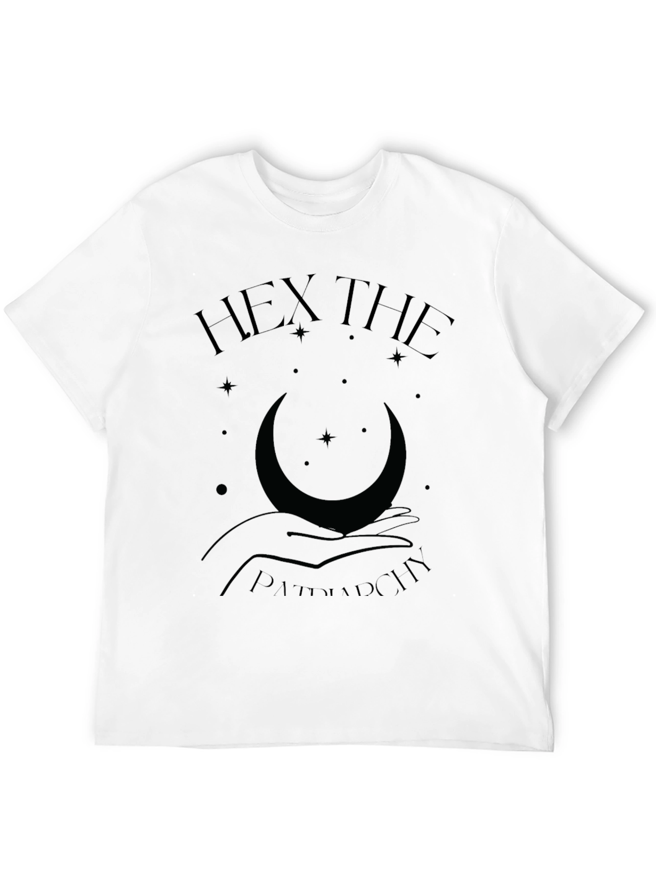 Black Hex the Patriarchy Graphic Tee view 12