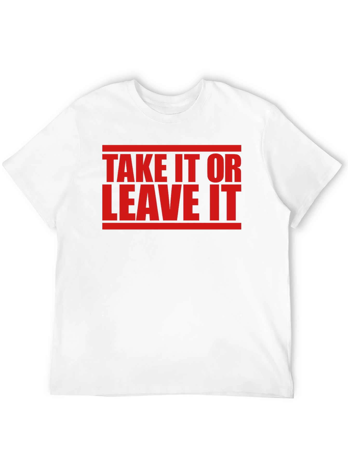 Black Take It Or Leave It Graphic Tee view 12
