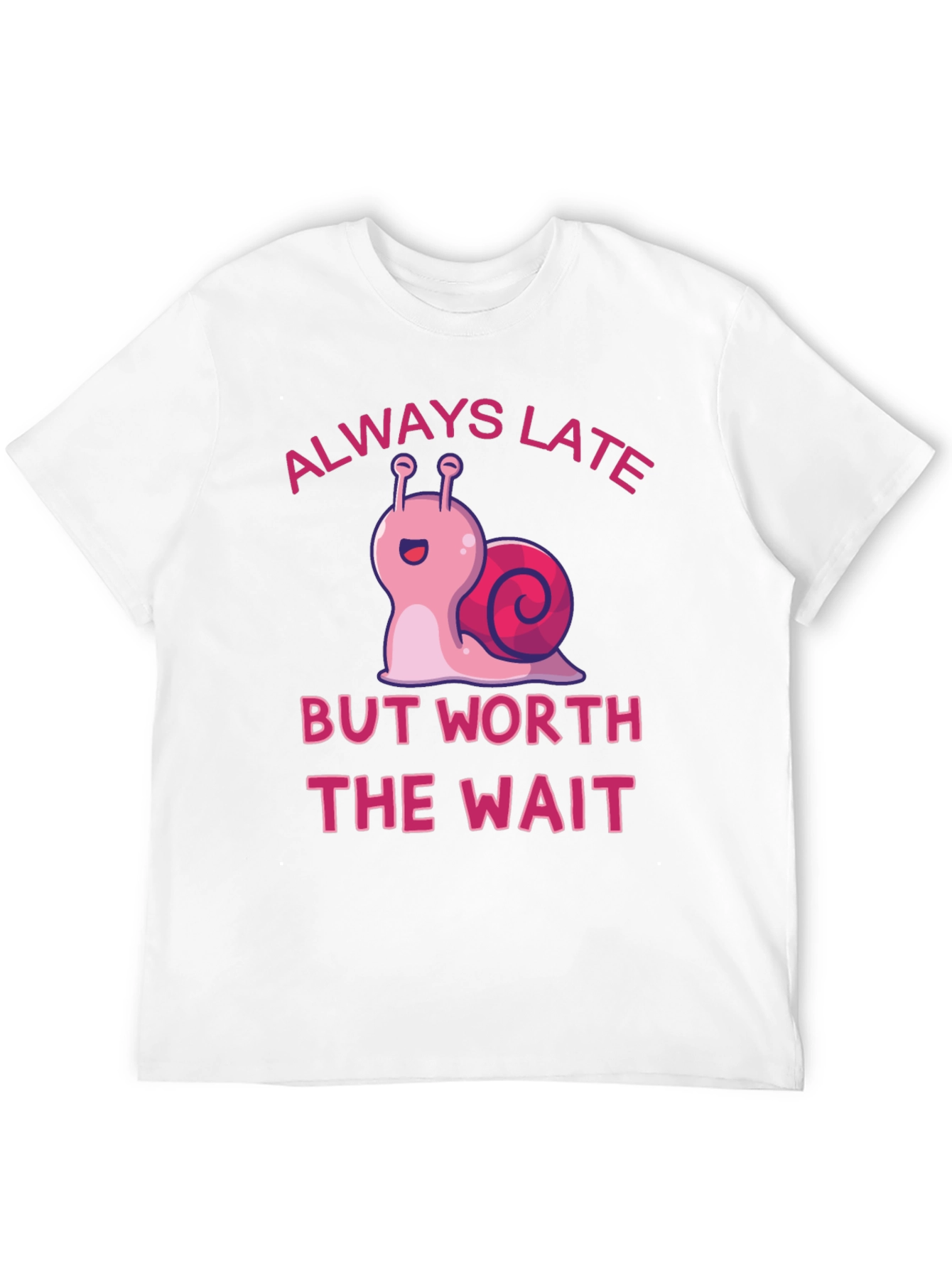Black Always Late Snail Graphic Tee view 12