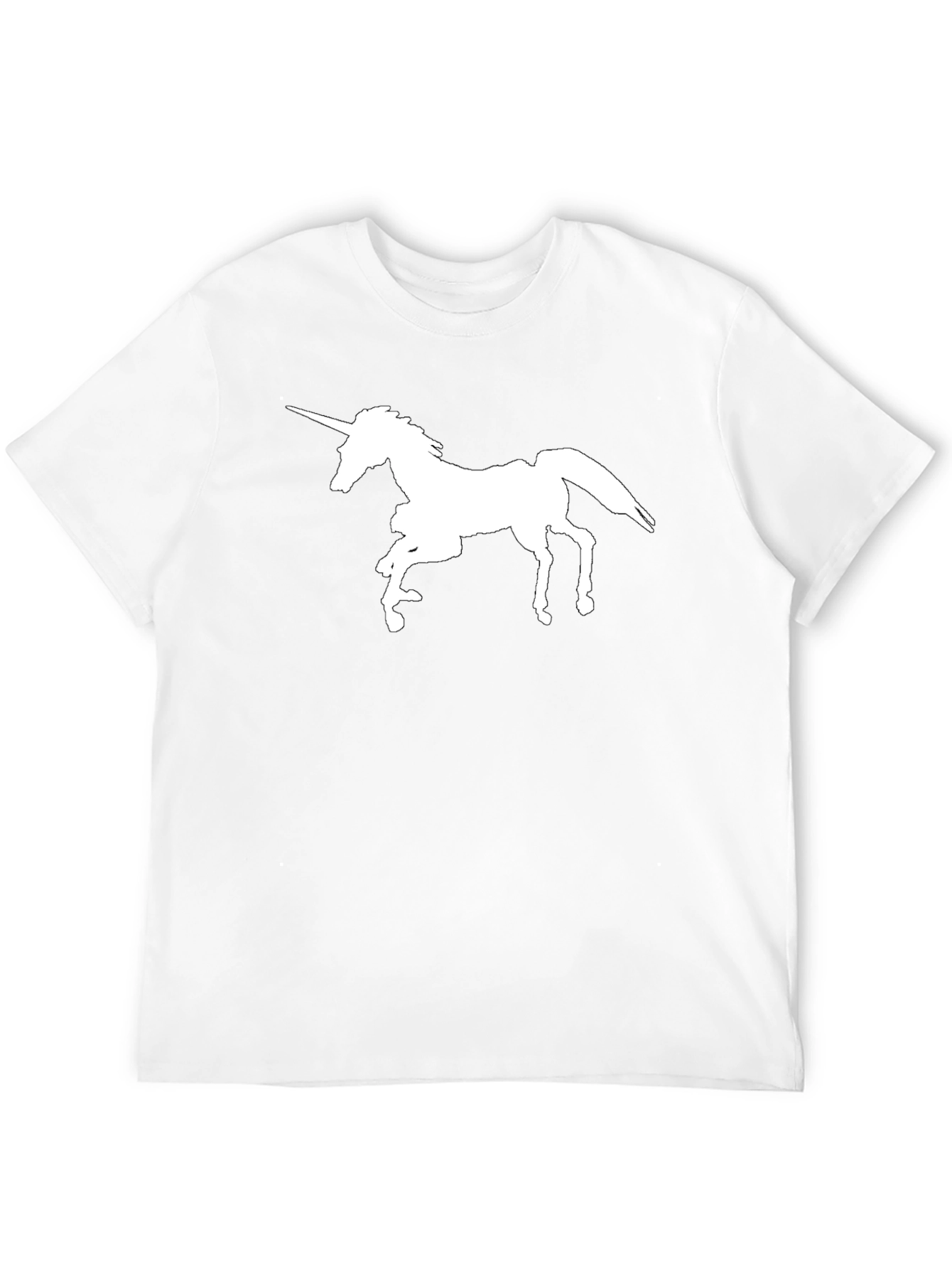 Black Unicorn Graphic Tee - Classic Black Cotton view 12