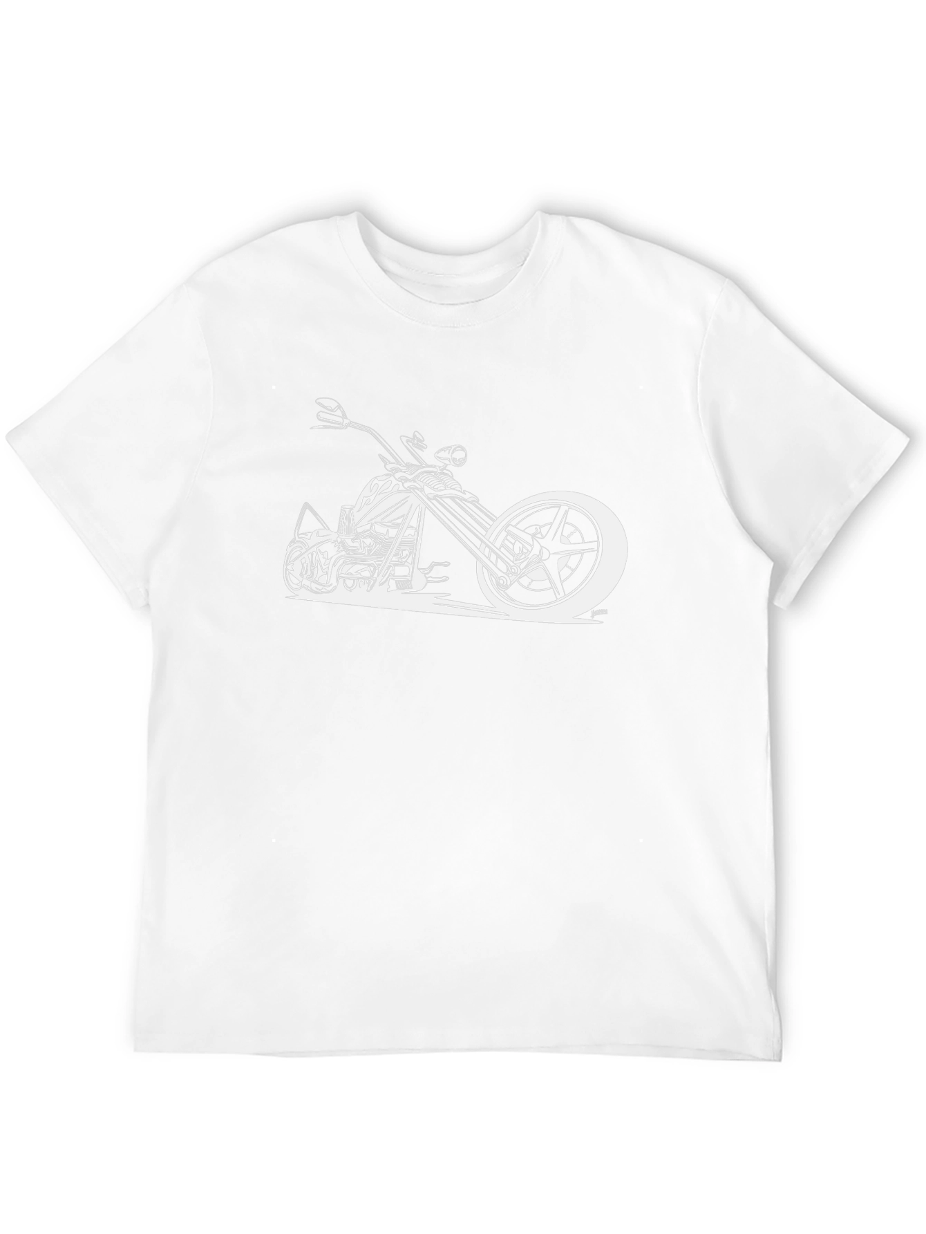 Black Cool Motorcycle Graphic Tee - Black view 12