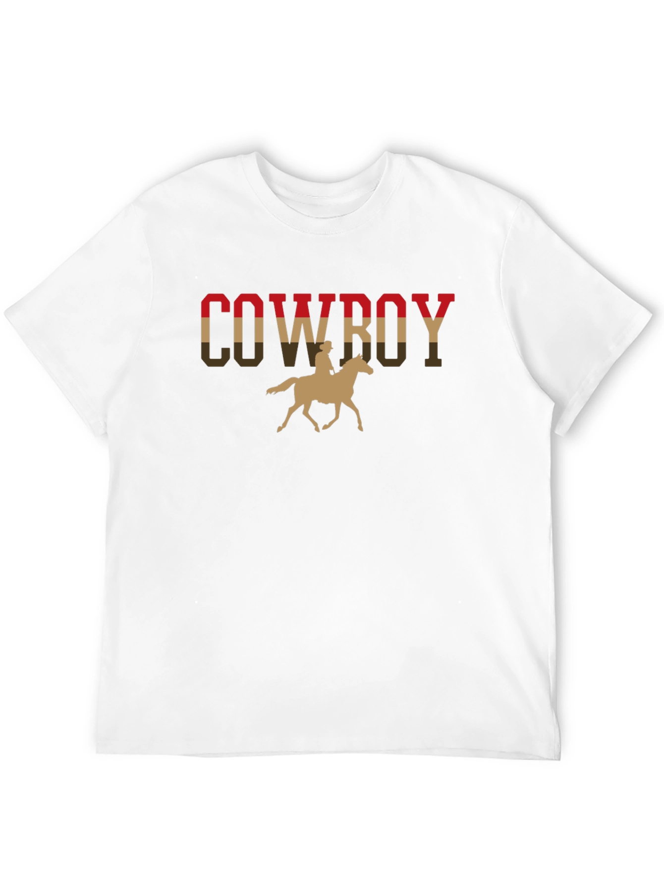 Black Cowboy Horse Graphic Tee view 12