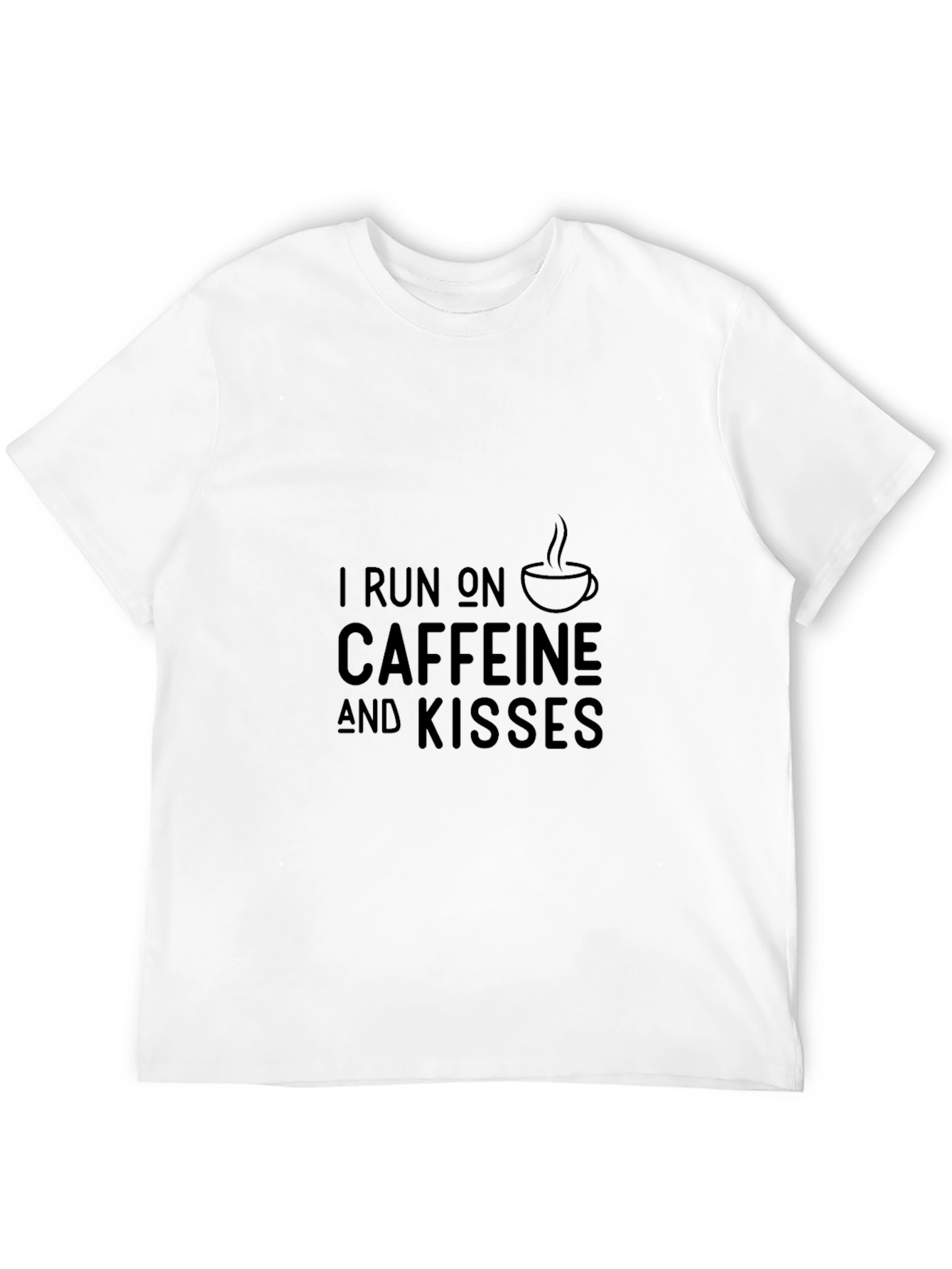 Black Caffeine and Kisses Graphic Tee view 12