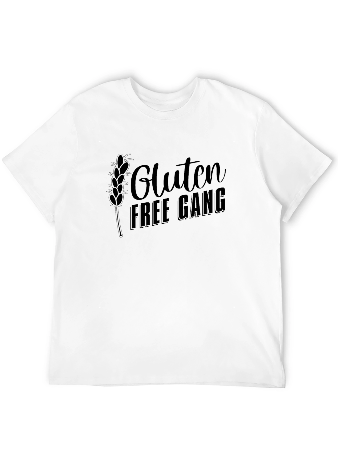 Black Gluten Free Gang Black T-Shirt view 12