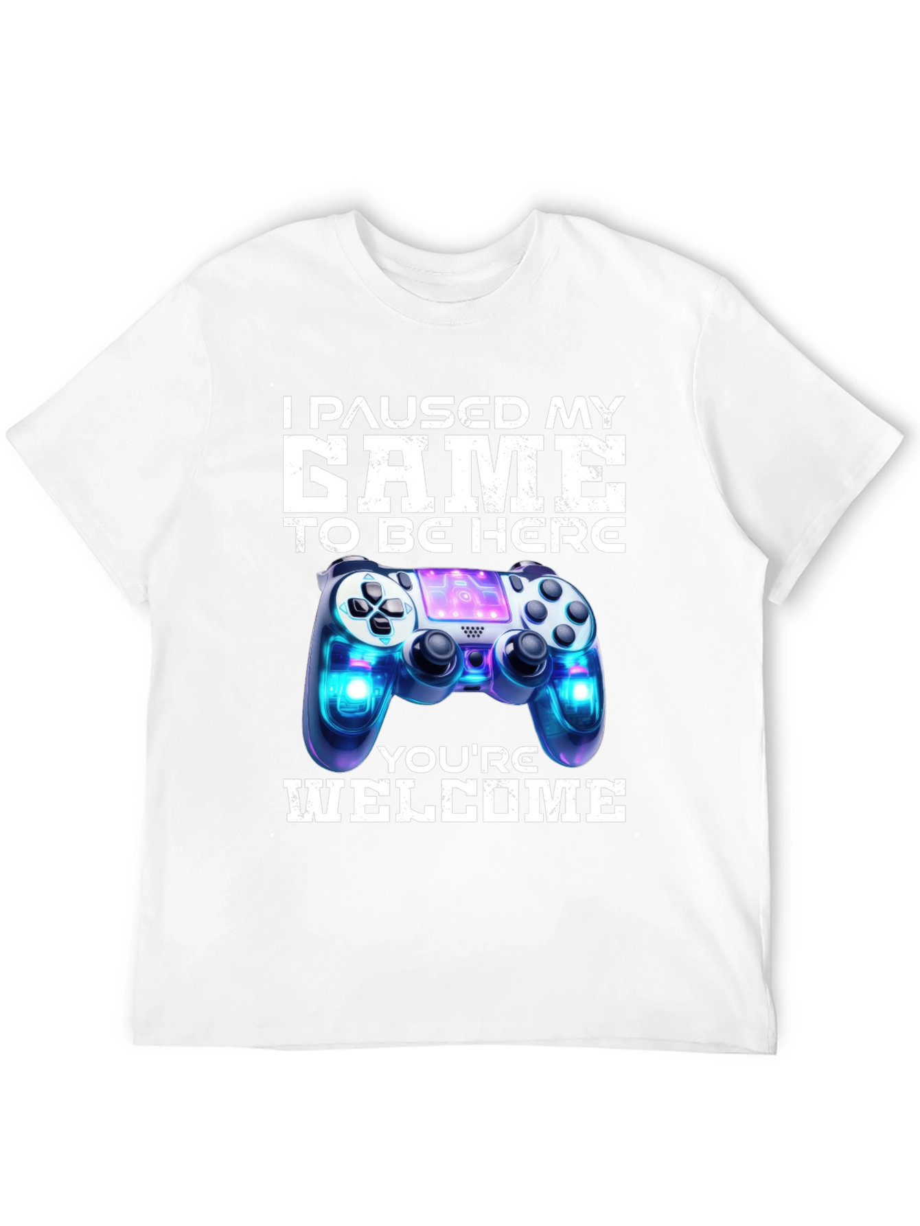 Black I Paused My Game to Be Here T-Shirt view 12