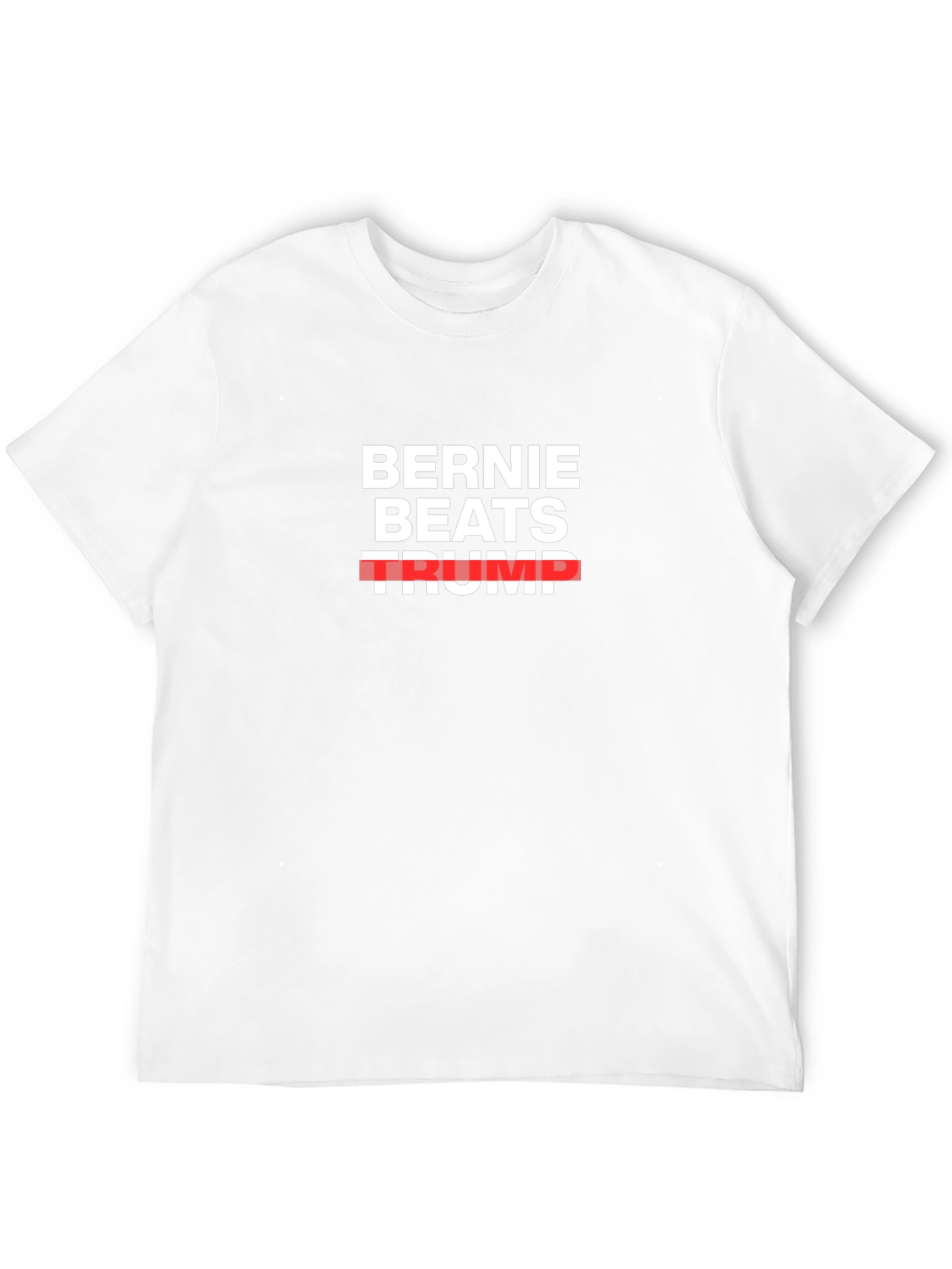 Black Bernie Beats Trump Graphic Tee view 12