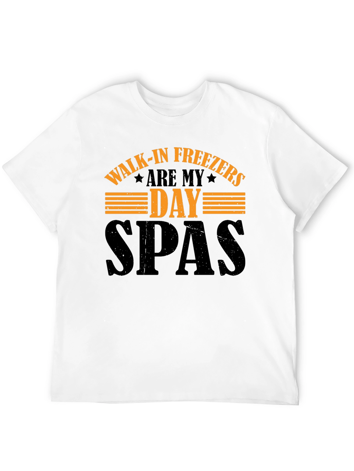 Black Walk-in Freezers Are My Day SPAs T-Shirt view 12