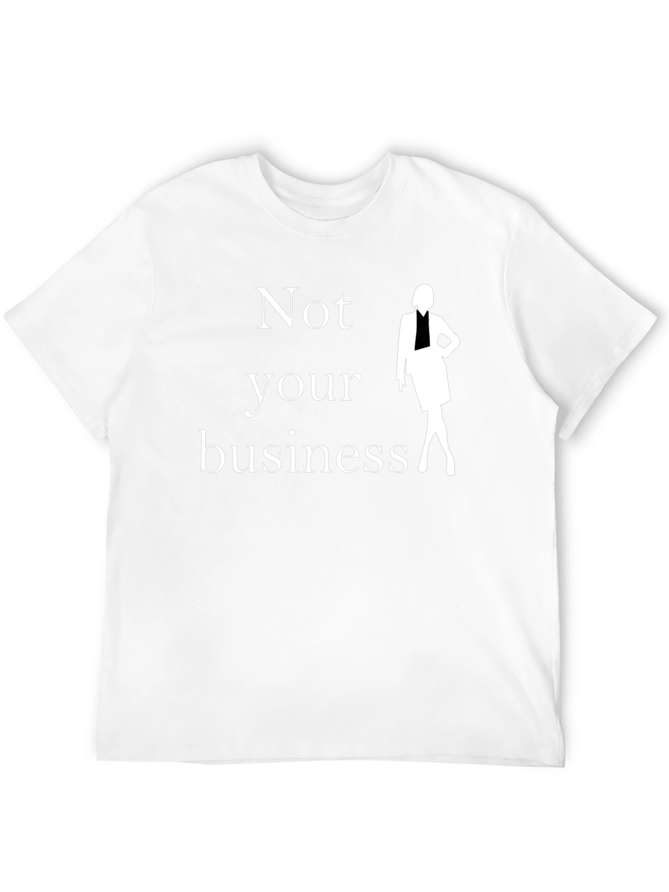 Black Not Your Business Graphic Tee - Sassy Style view 12