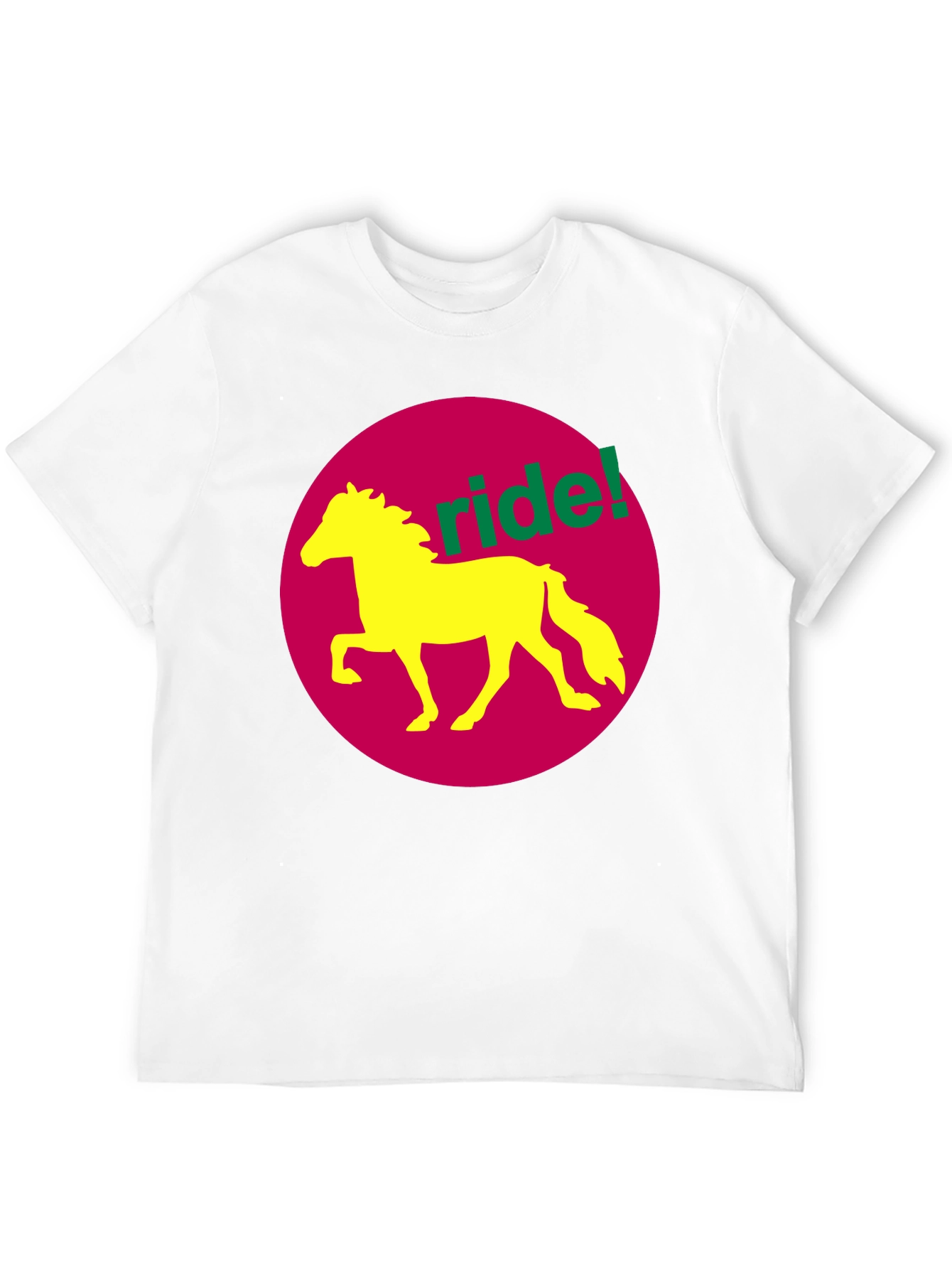 Black Ride! Graphic Tee - Horse Design view 12