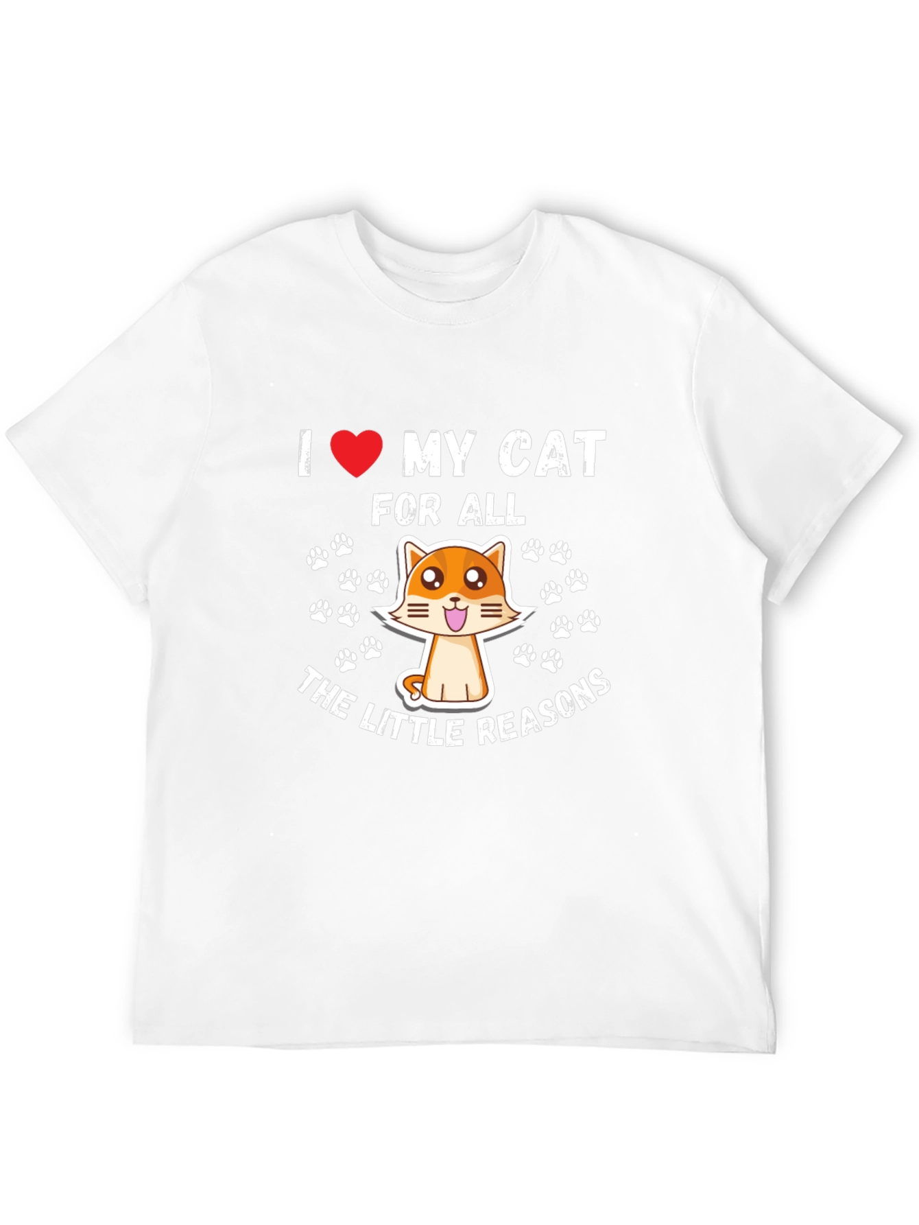 Black I Love My Cat T-Shirt view 12