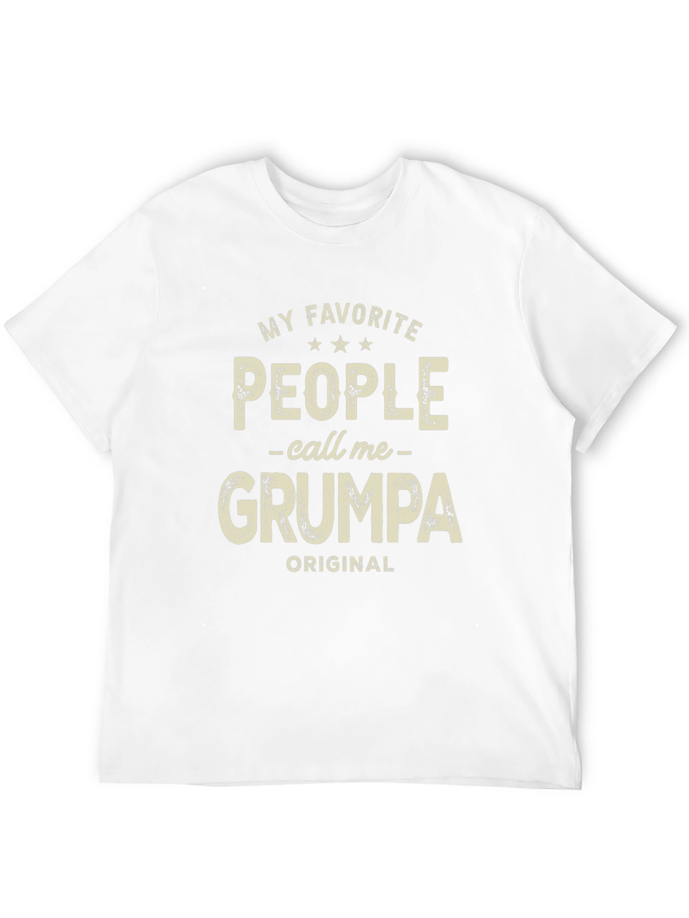 Black My Favorite People Call Me GRUMPA T-Shirt view 12