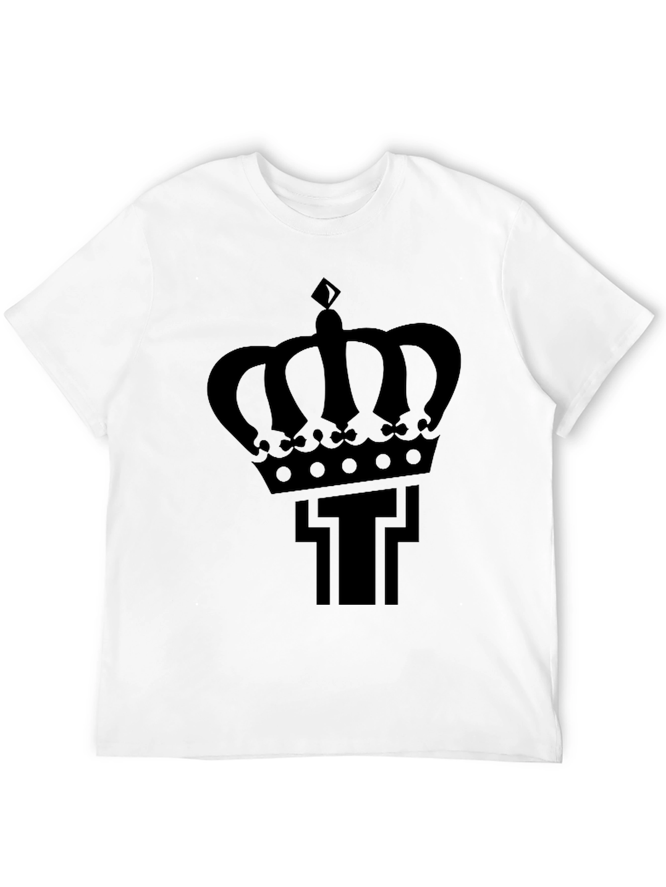 Black Crown T Black Graphic Tee view 12