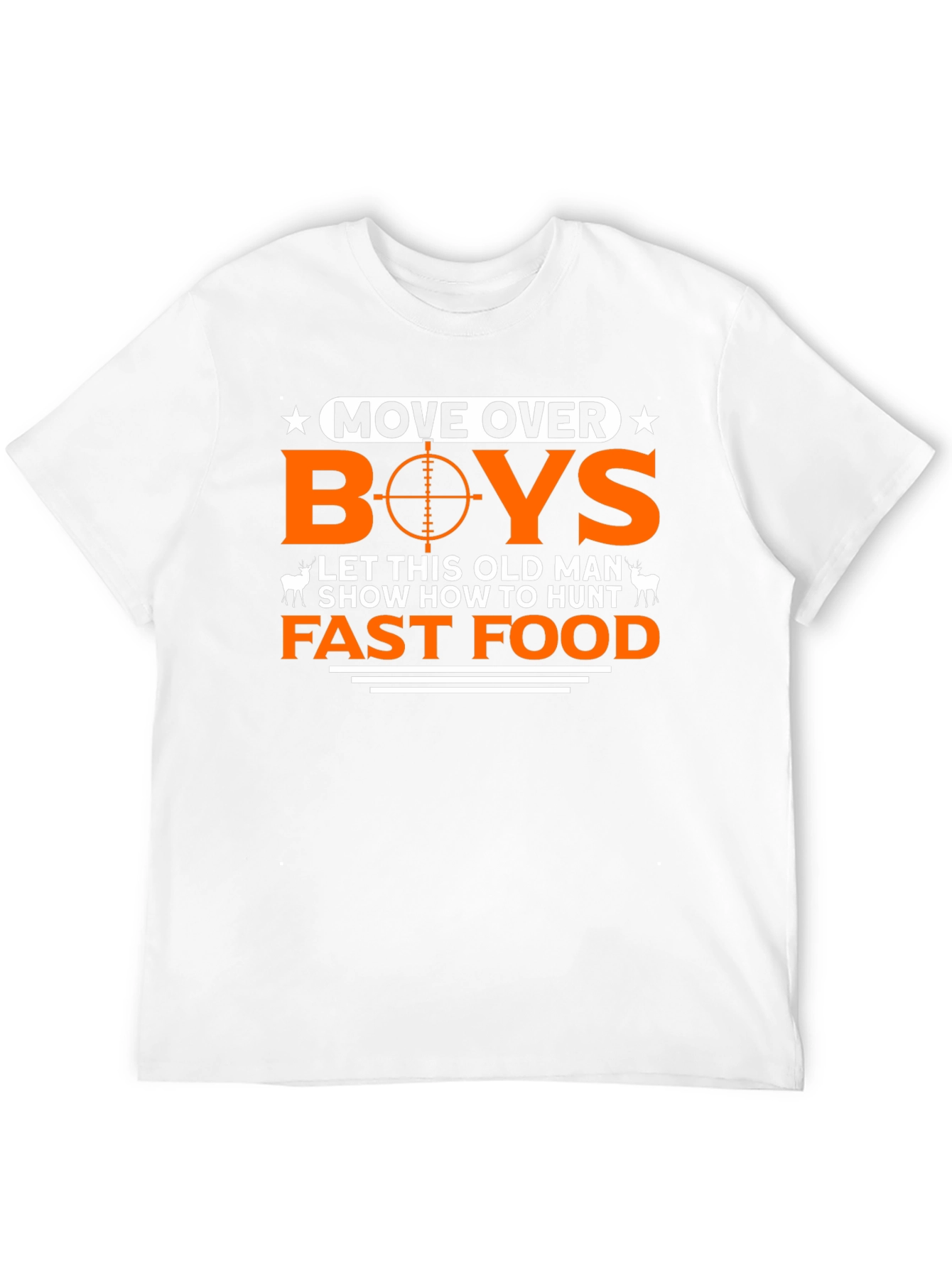 Black Funny Hunting T-Shirt: Move Over Boys view 12