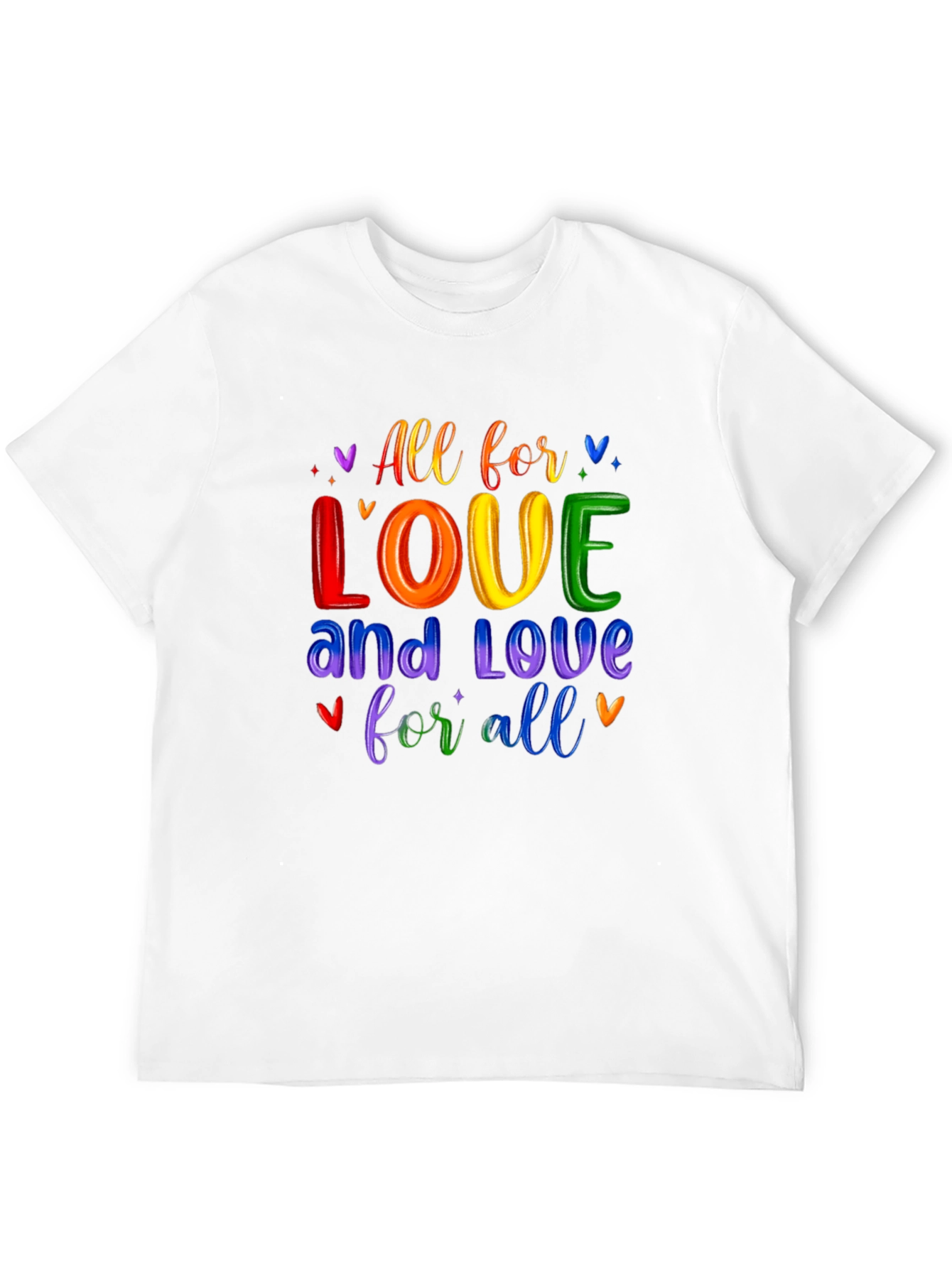 Black Love For All Rainbow Graphic Tee view 12