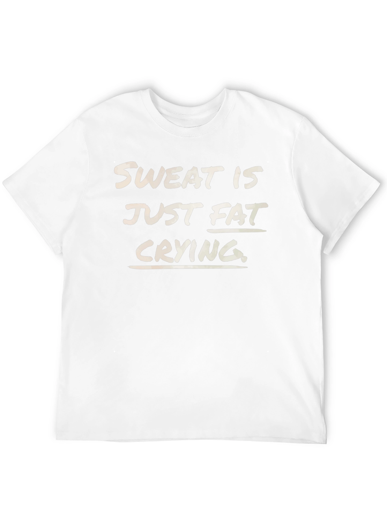 Black Sweat is Fat Crying T-Shirt - Unisex view 12