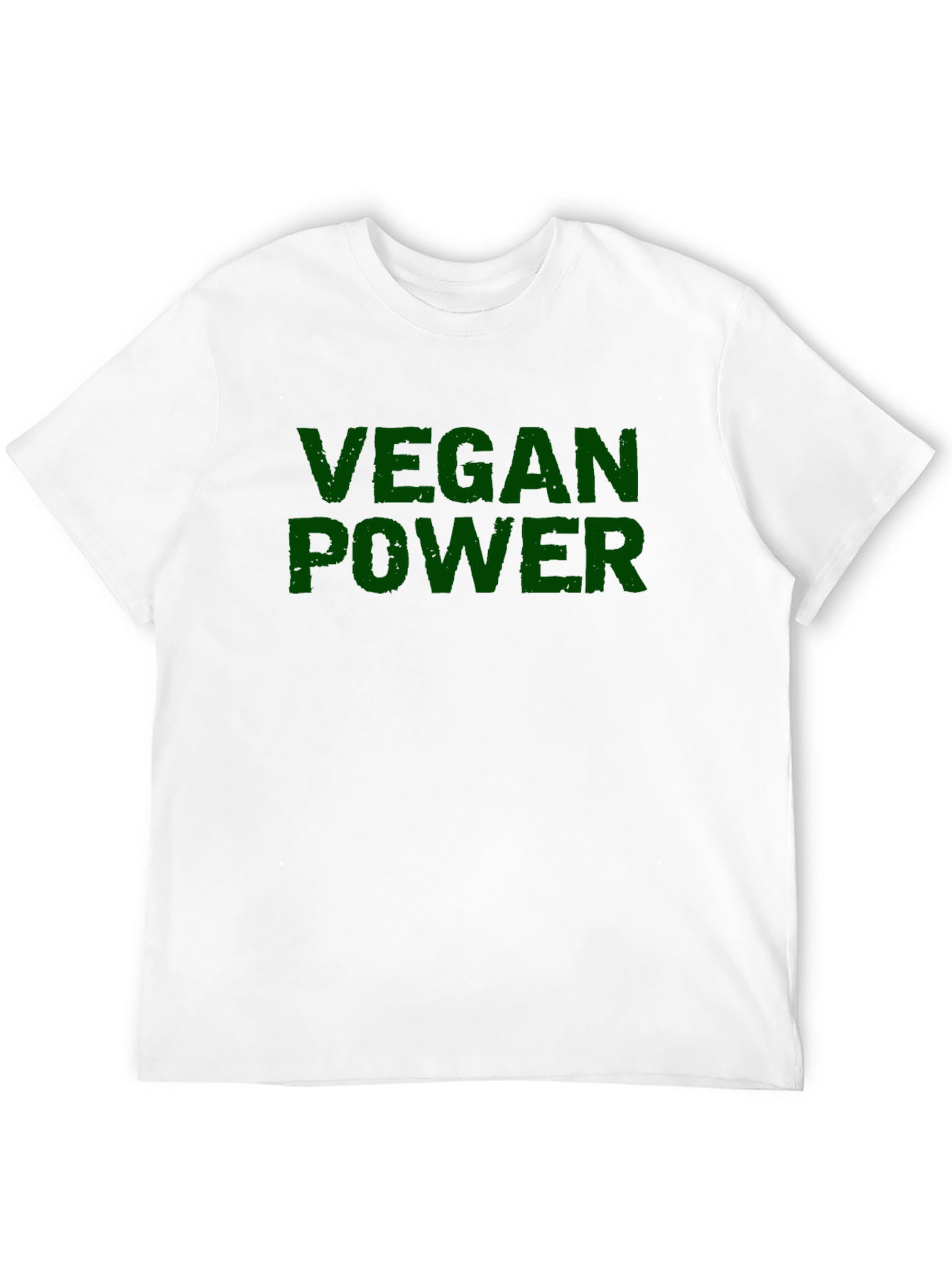 Vegan Power Graphic Tee - Black Cotton T-Shirt - 12