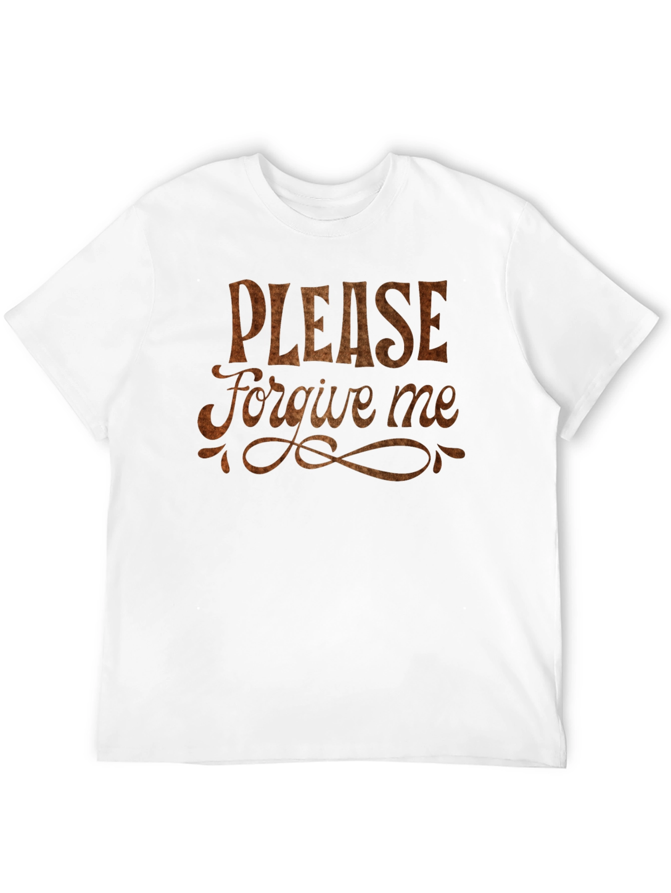 Black Please Forgive Me Graphic Print Black T-Shirt view 12