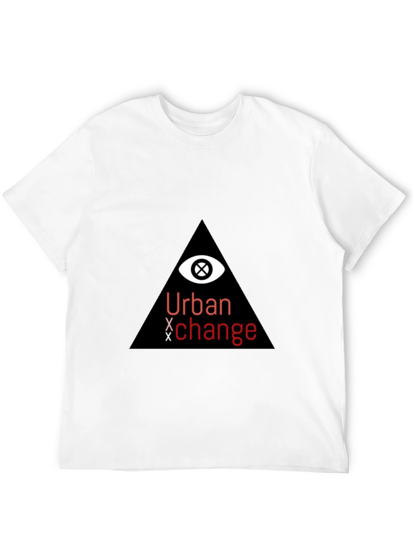 Black Urban Exchange Graphic Tee - Black Cotton Blend view 12