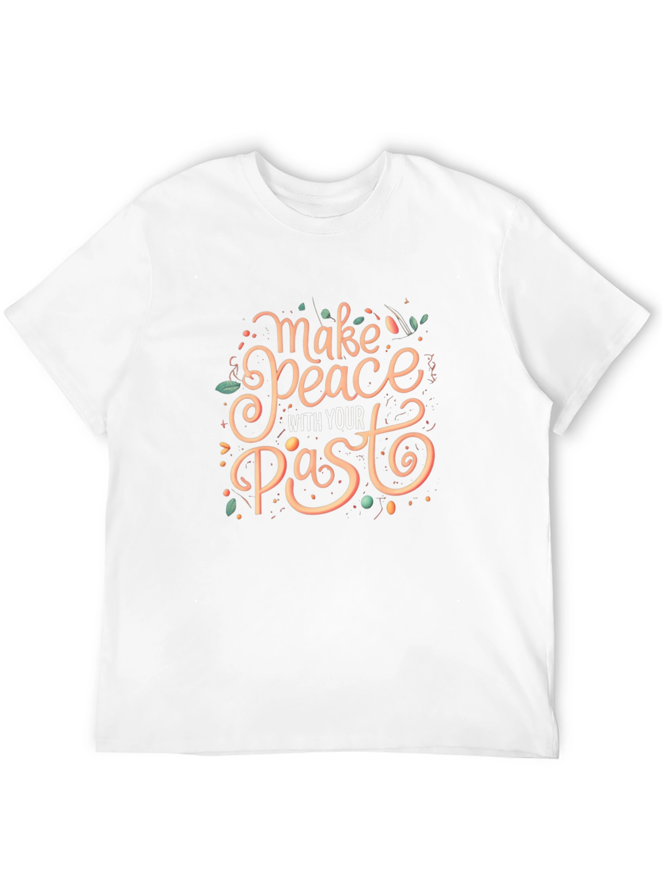 Black Make Peace With Your Past Graphic Tee view 12