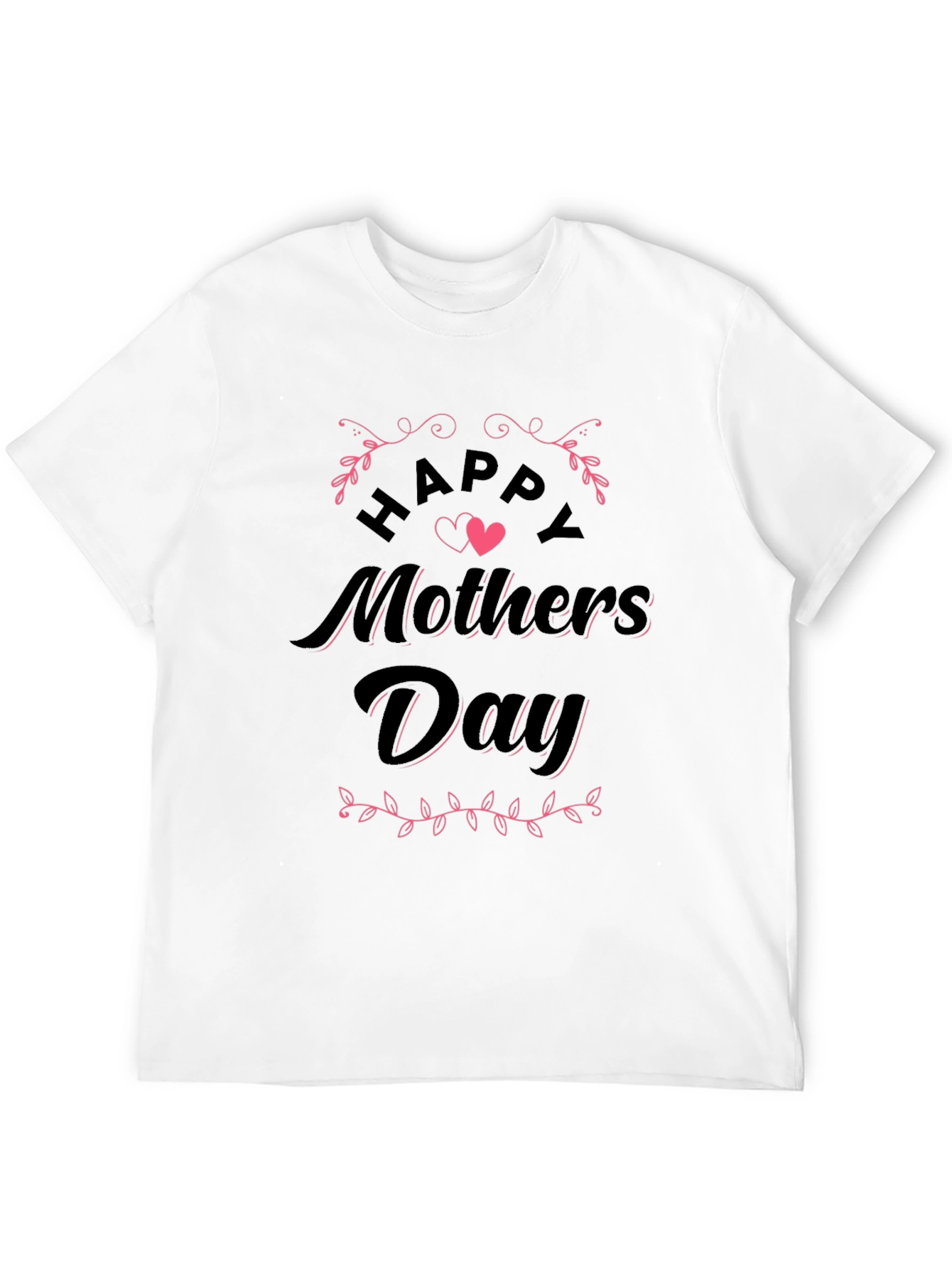 Happy Mother's Day T-Shirt - Black - 12