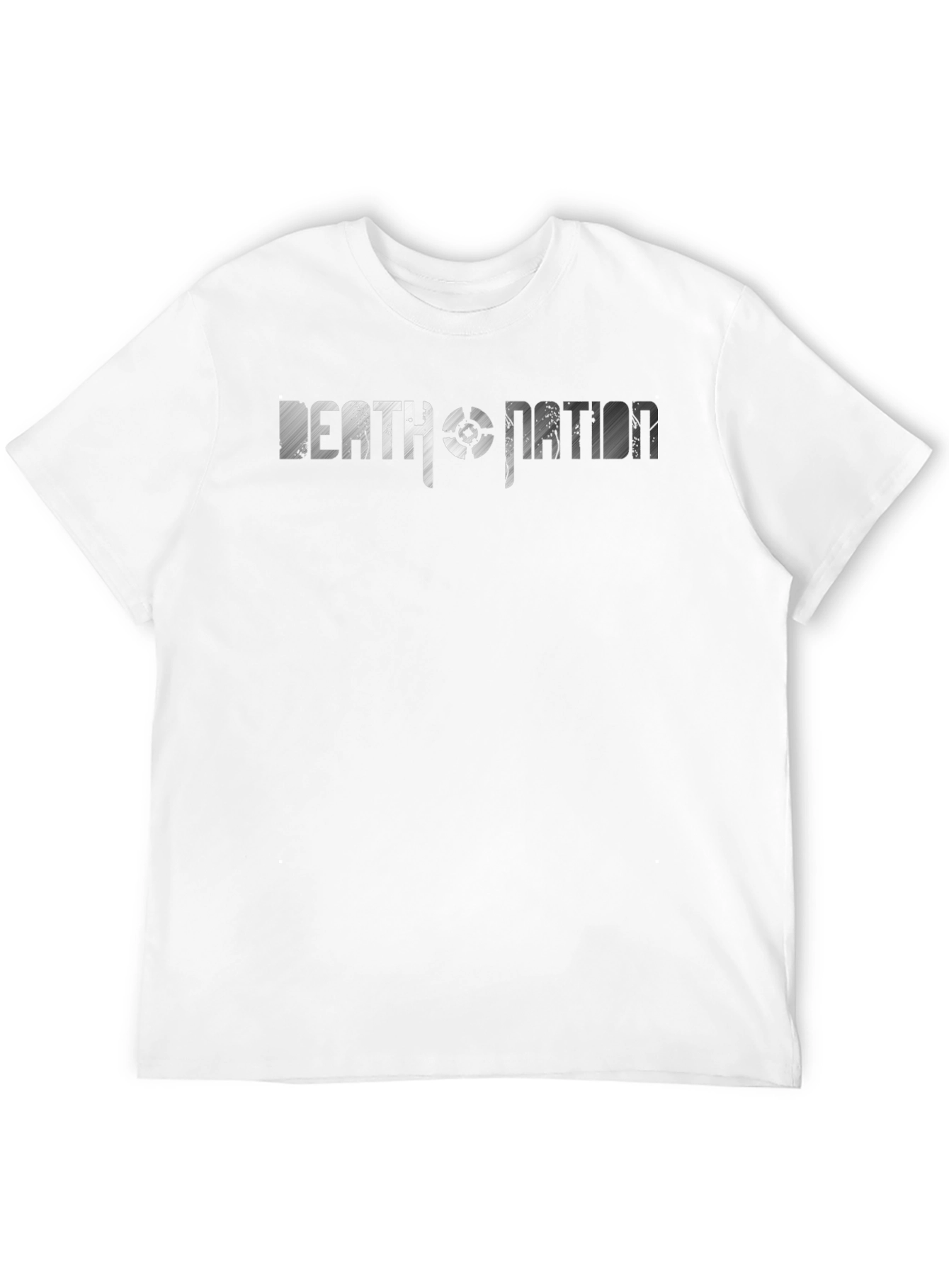 Black Death Nation Graphic Print Black T-Shirt view 12