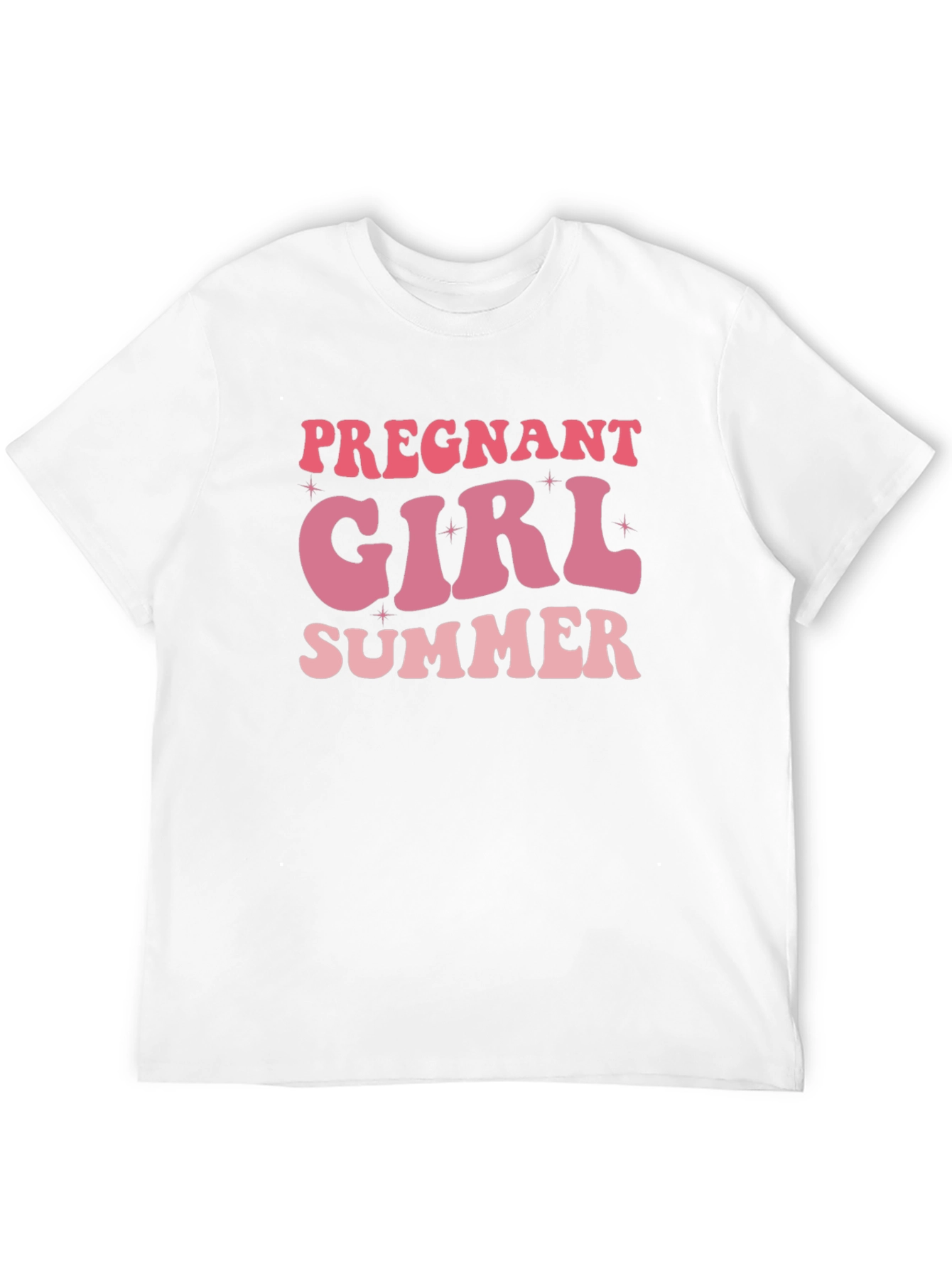 Black Pregnant Girl Summer Black T-Shirt view 12