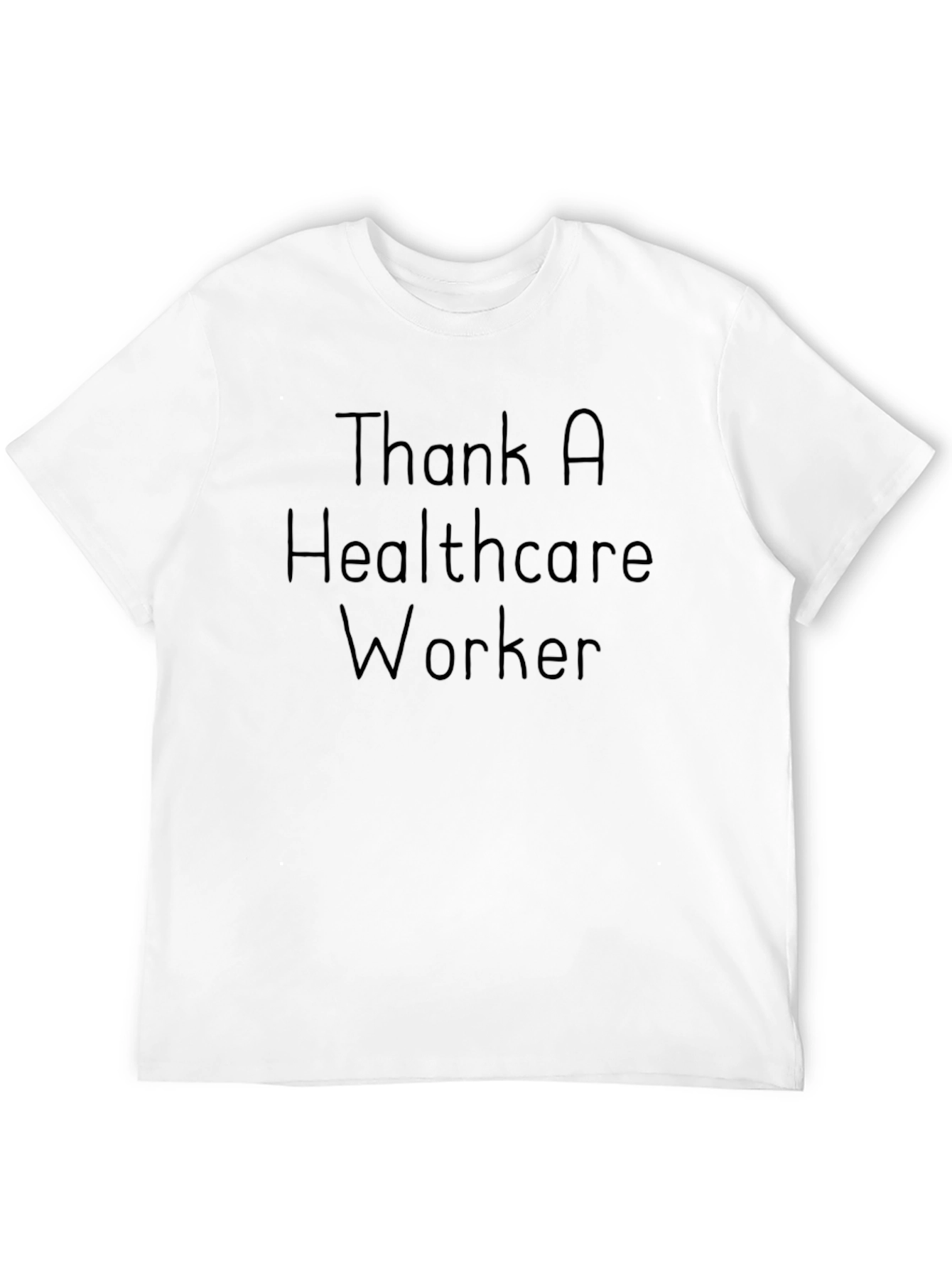 Black Thank a Healthcare Worker T-Shirt view 12