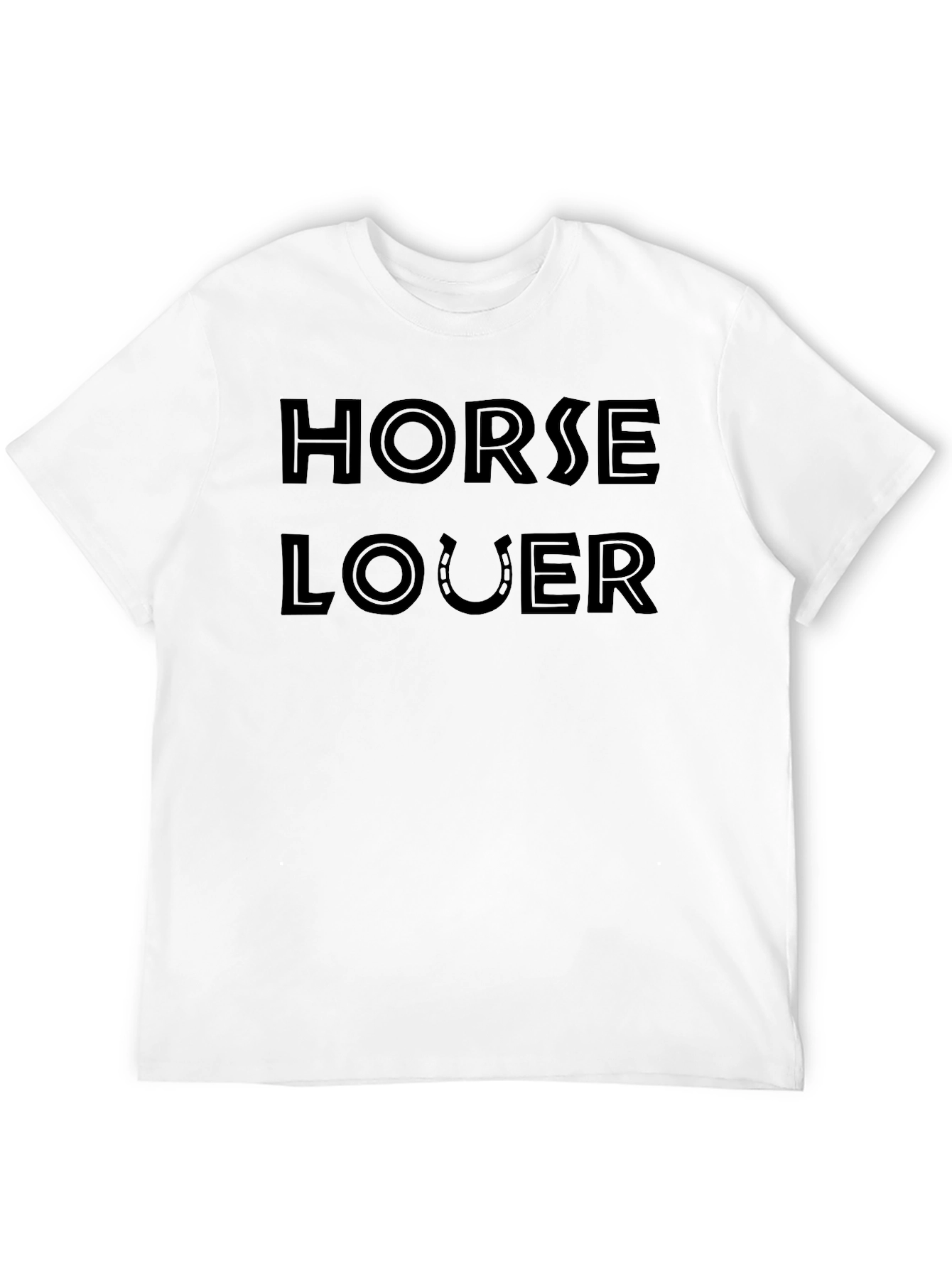 Black Horse Lover T-Shirt - Equestrian Style, Soft Cotton view 12