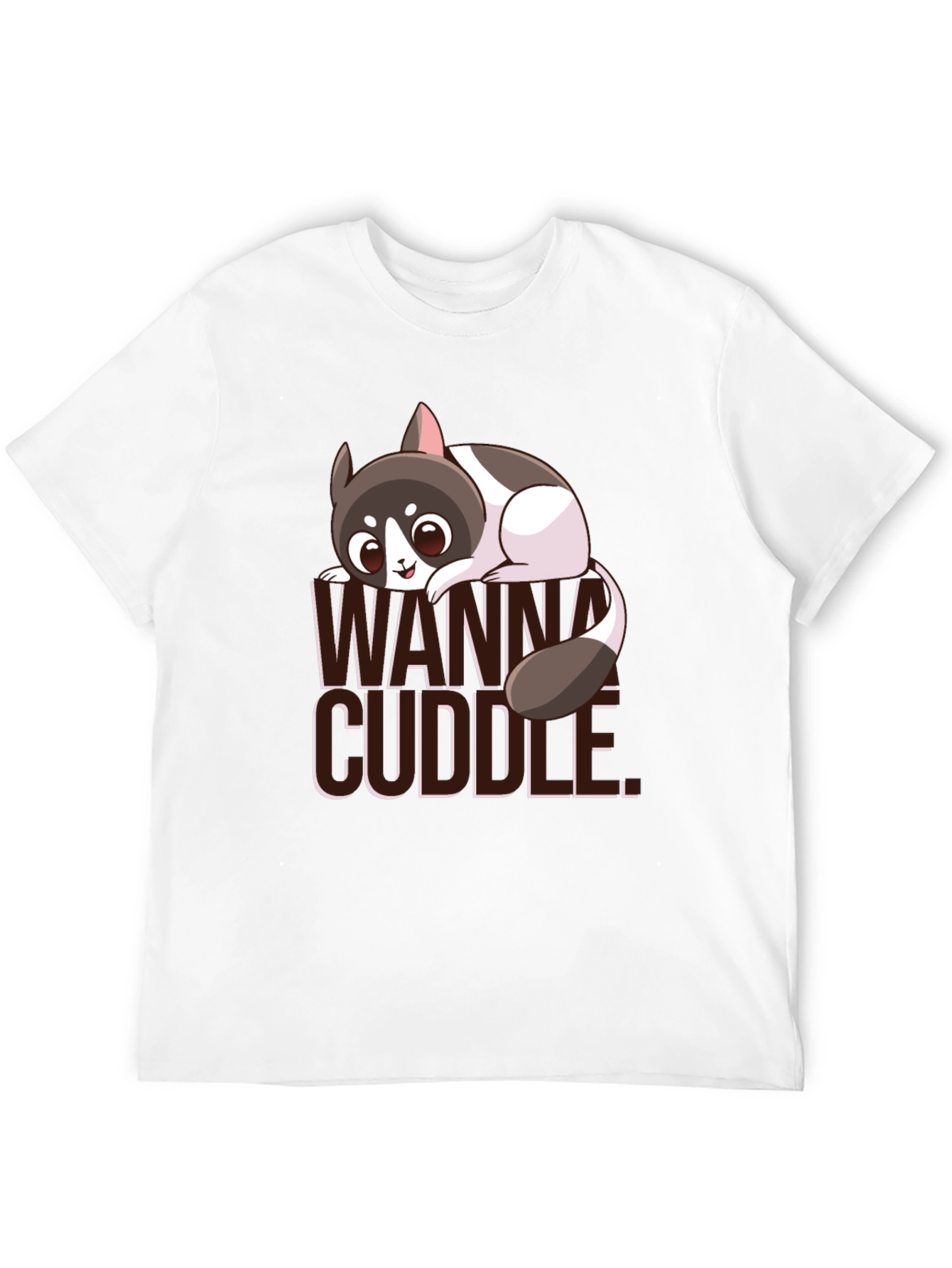 Black Cute Chinchilla Wanna Cuddle T-Shirt view 12