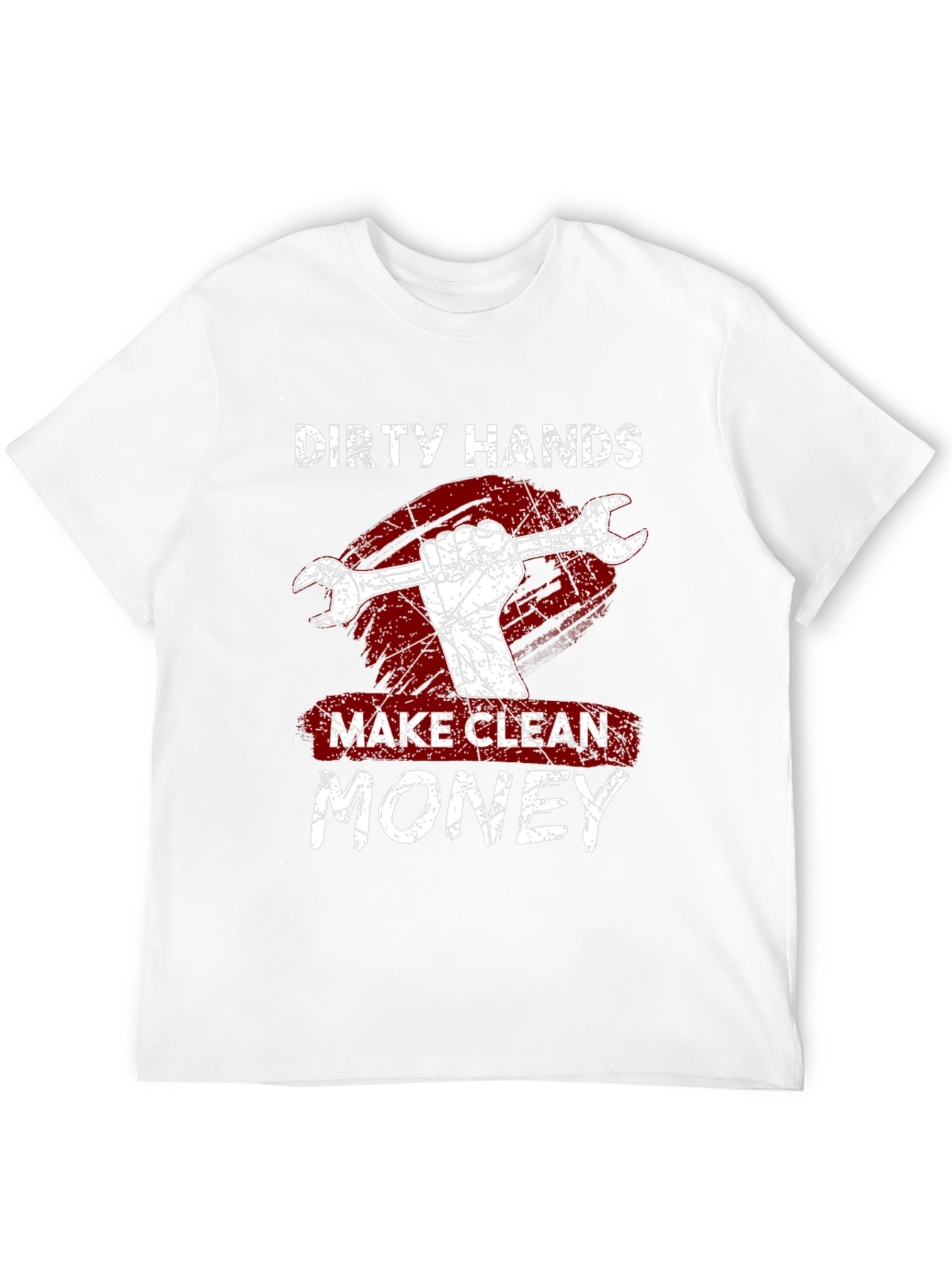 Black Dirty Hands Make Clean Money Graphic Tee view 12