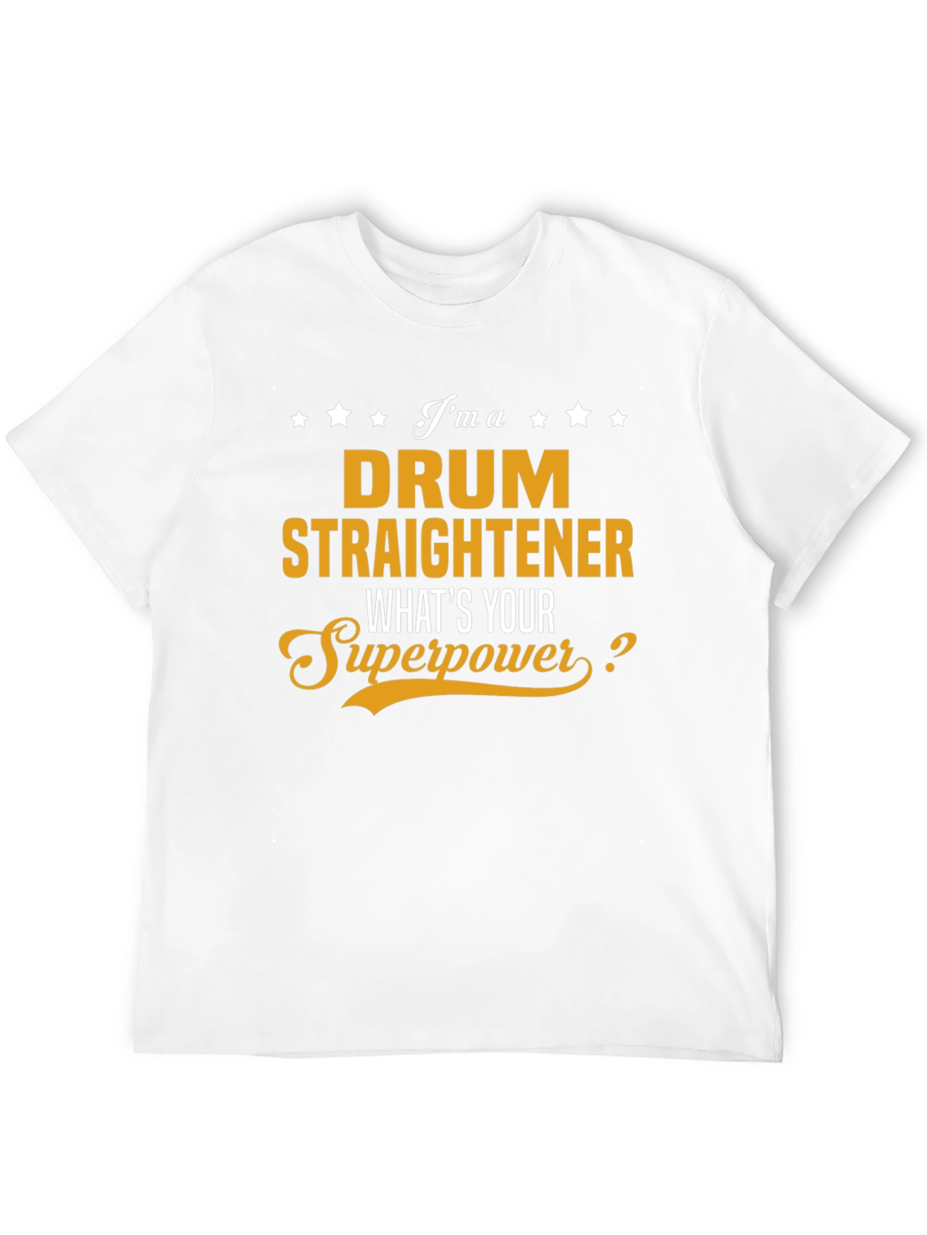 Black Drum Straightener Superpower T-Shirt - Black view 12
